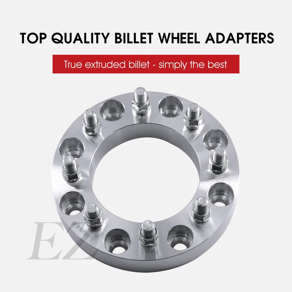 Ezaccessory 2 Billet Wheel Adapters 7X150 To 7X150 Thickness 1.5 Inch 14X1.5 Studs