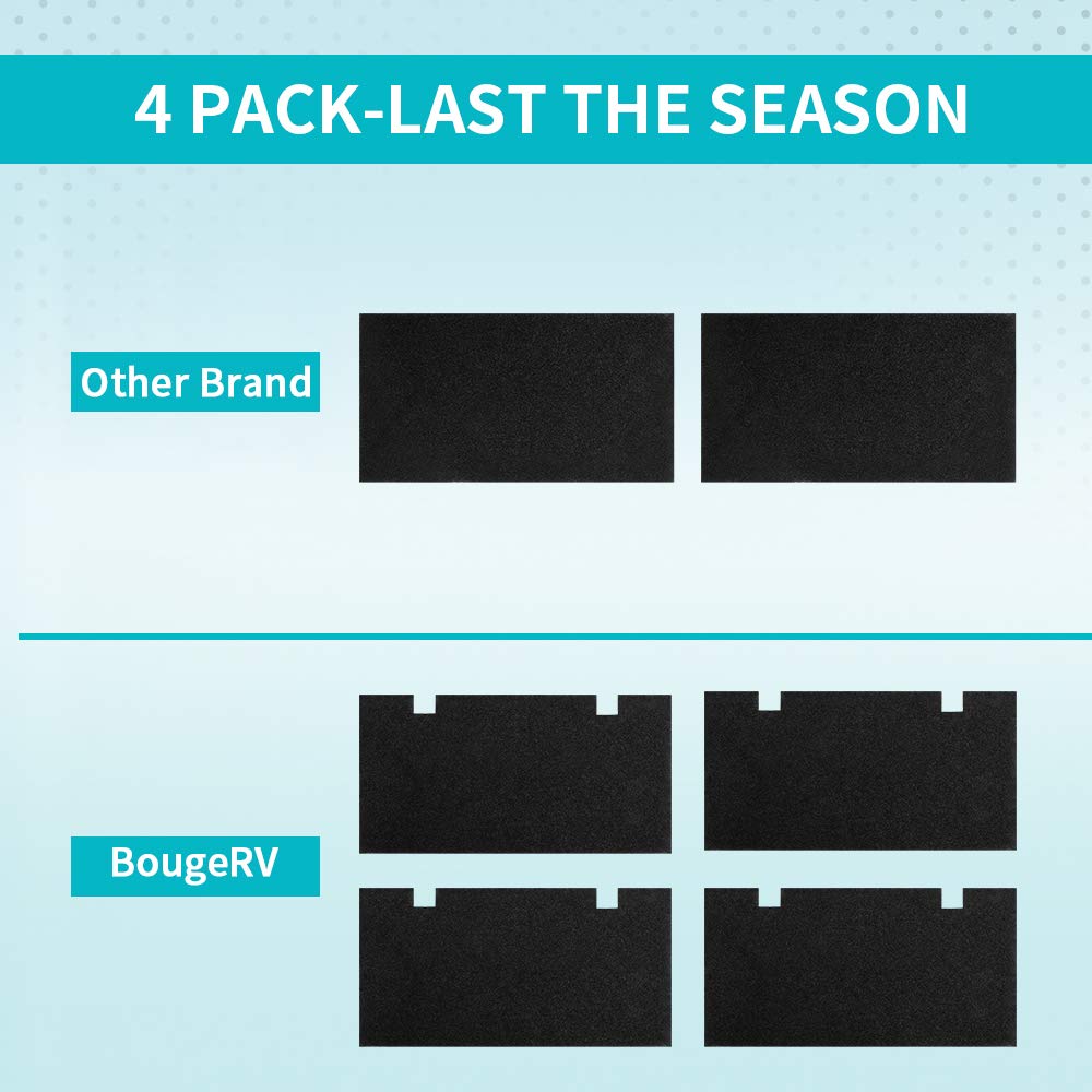 Bougerv 4 Pack Rv A/C Filters Replacement Rv Air Conditioner Filter 14' X7-1/2 Rv Accessories