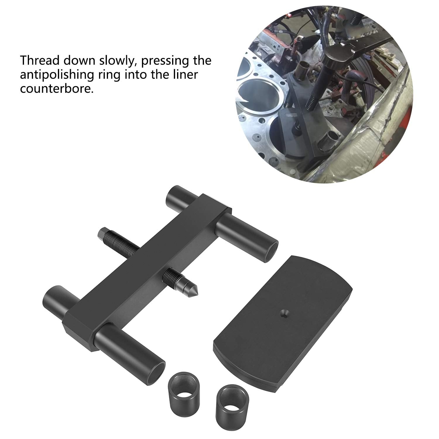 3164606 Cylinder Liner Press Installer Tool Heavy Duty For Cummins Isx X15