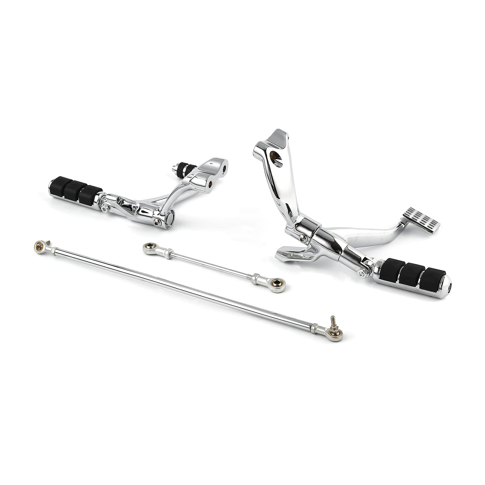 TCT-MOTORPARTS Forward Control Pegs Levers Linkages Fit For Harley Sportster XL1200 2004-2013 XL1200C; 2004-2008