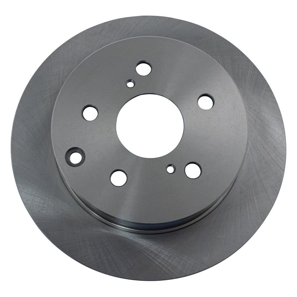 Trq Rear Brake Rotors Set Solid Compatible With 2010-2012 Lexus Hs250H 2006-2018 Toyota Rav4