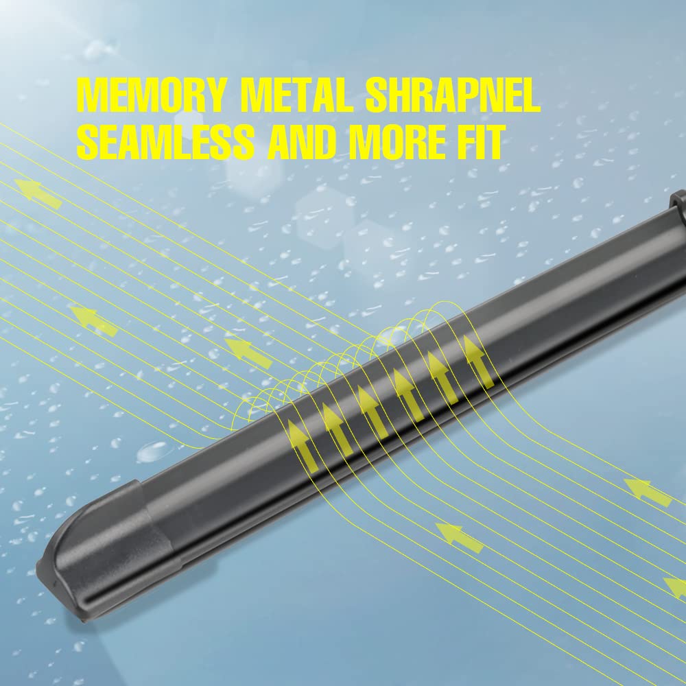 26''+18'' Windshield Wiper Blades Replacement For Vw Volkswagen Gti Golf 2020-2015 E-Golf 2021-2014 Audi A3 2021-2012 S3 2021-20