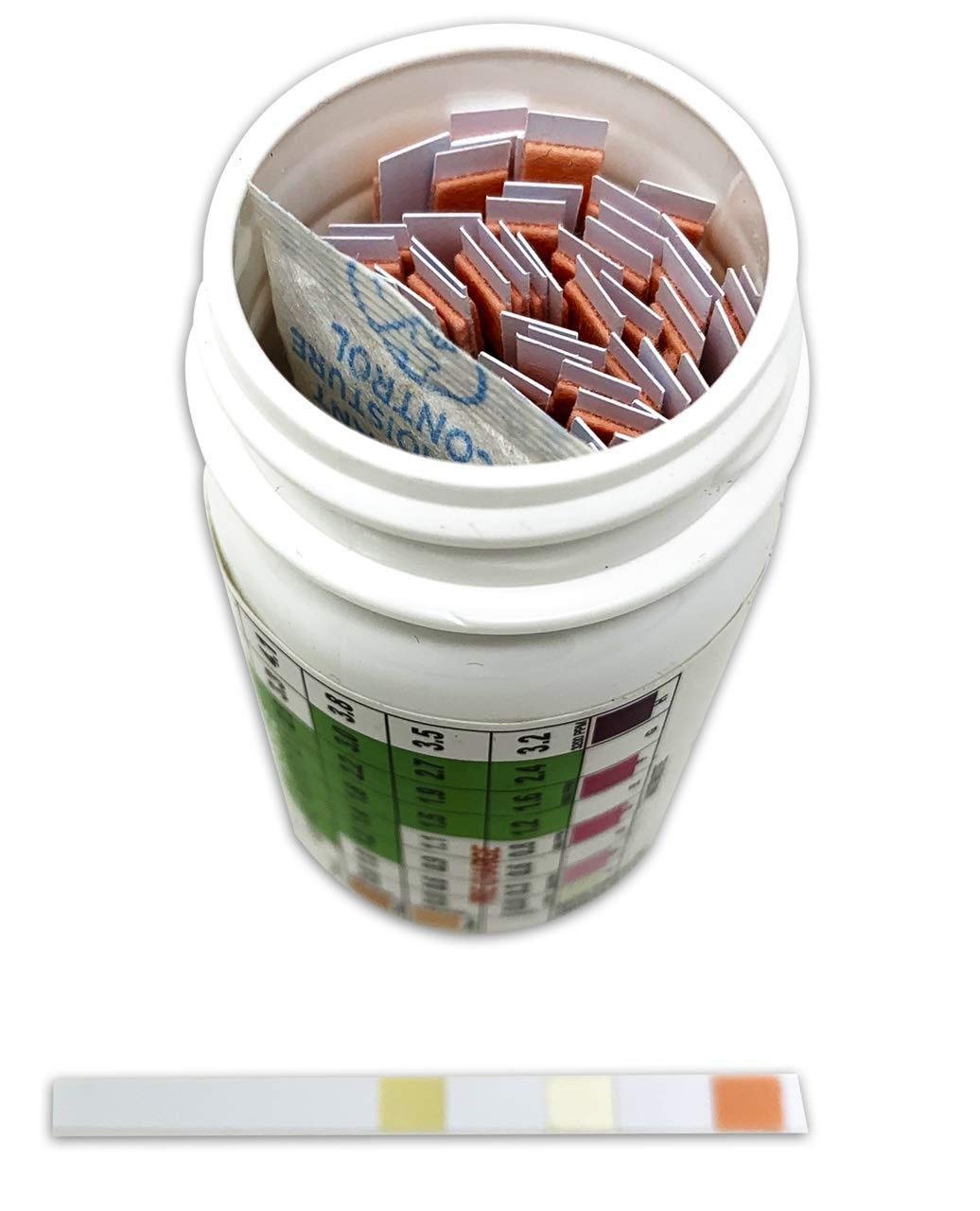 Fleetguard Cc2602 Coolant Test Kit, 3-Way Test Strip, 50/Bottle