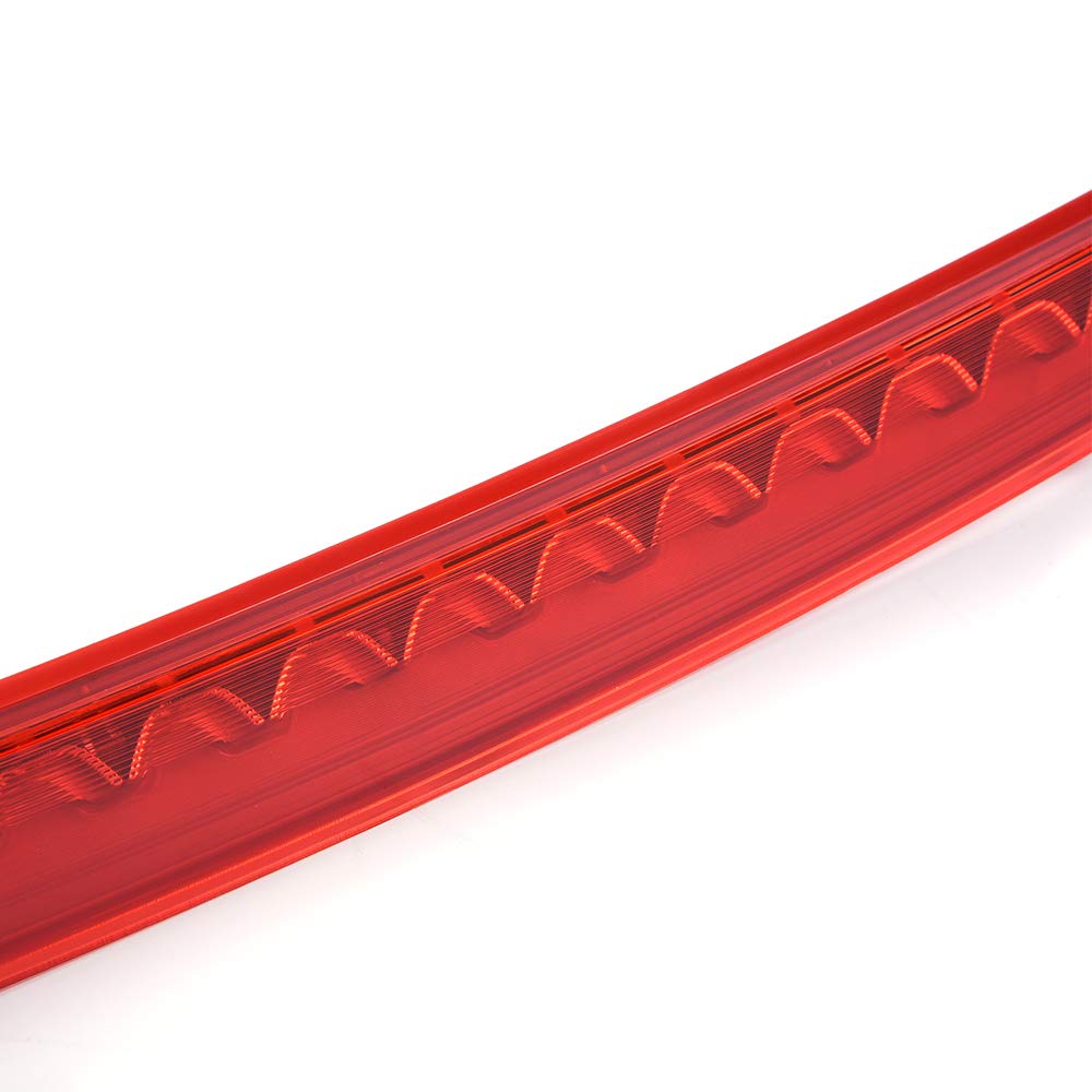 Cheda Third 3D Brake Lights, Compatible With 2006-2014 Audi Tt 8J, Red Lens Clear Housing Led Bar Tail Cargo Lamp