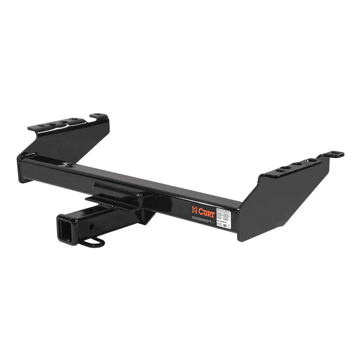 Curt 14001 Class 4 Trailer Hitch, 2-Inch Receiver, Drilling Required, Fits Select Dodge D-Series, Ram, Ford F-Series, Black,