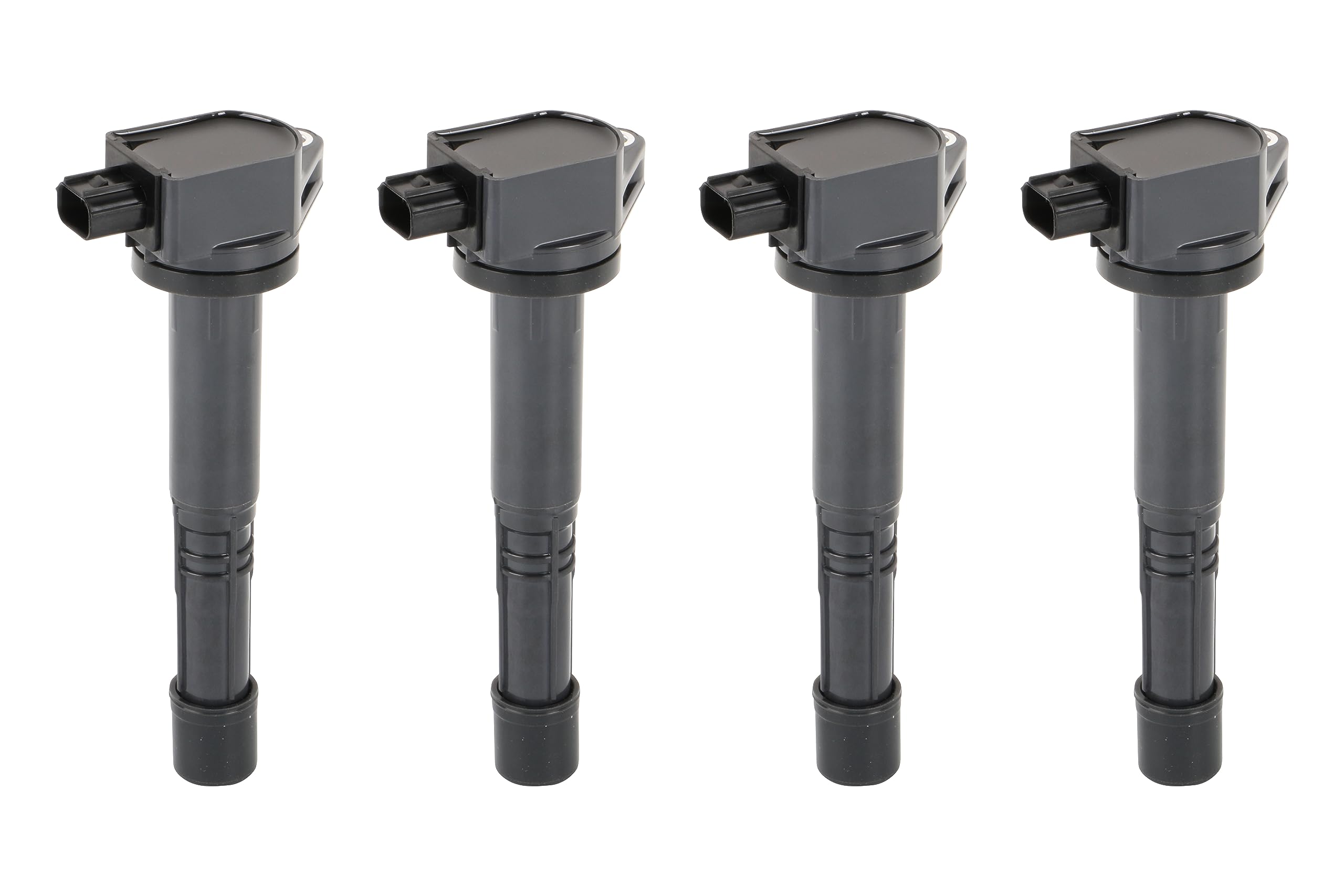 Ignition Coil Pack Set of 4 - Compatible with Honda, Acura 2.4L Vehicles - 2008-2012 Accord, 2012-2015 Civic SI, Crosstour, 2010