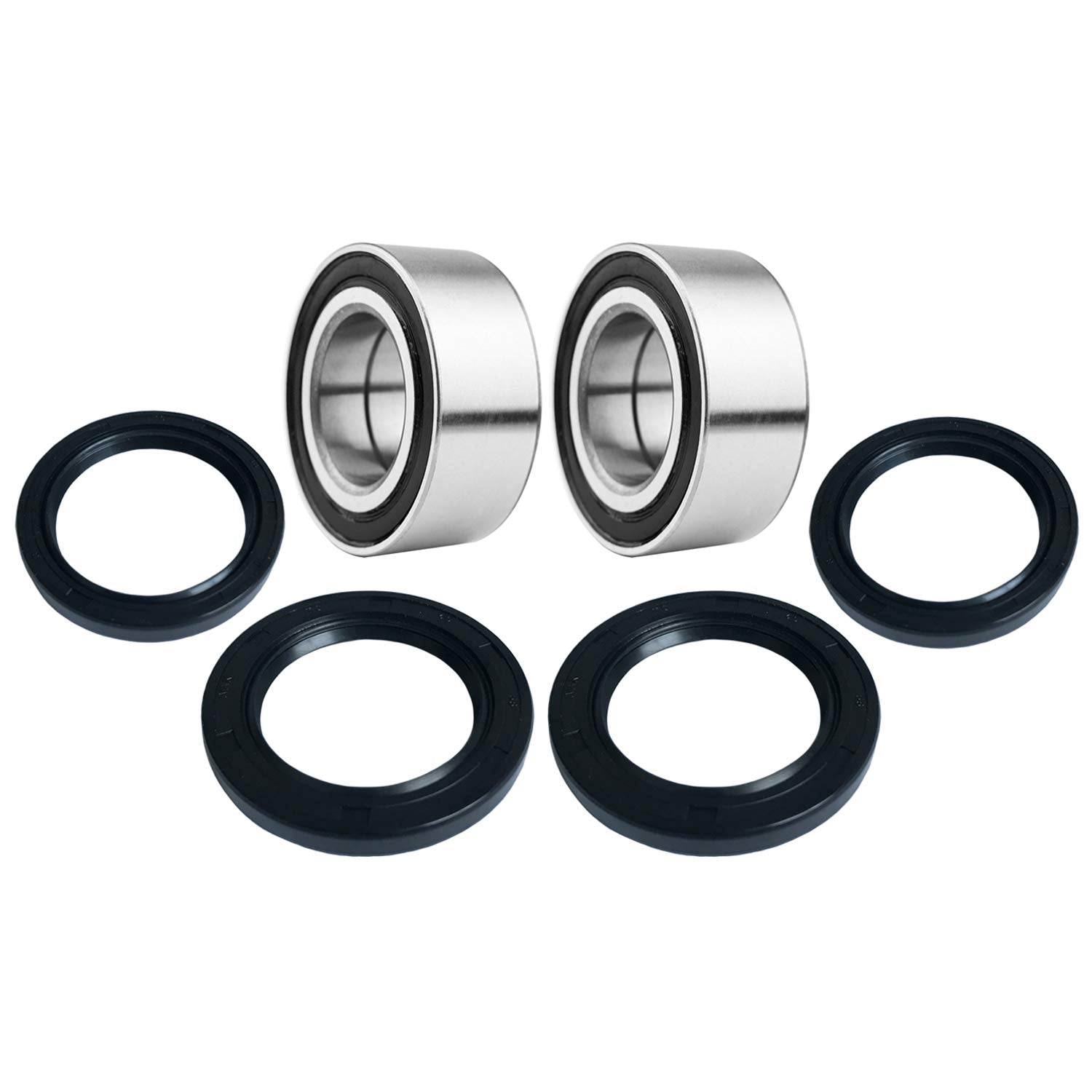 Front Wheel Bearings For Honda Fourtrax 300 Rancher 350 400 420 For 4X4 Only,2007-2014 Honda Rancher Trx420/04-07 Trx400/00-06 Trx350Fe/Fm,Id30Mm X Od50Mm X W20Mm,Replace# 91051-Hc5-003 91209-Hn2-003