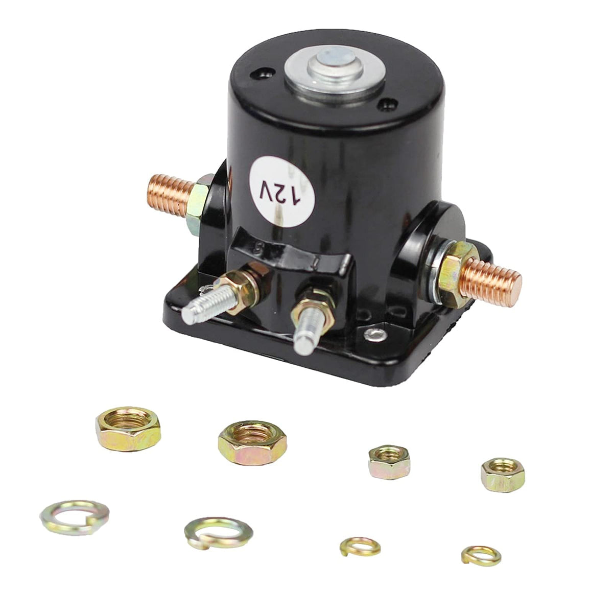 Starter Solenoid Relay Compatible With Mer-Cury Marine Johnson Omc Evinrude Outboard 25661 25661-1 8761053 895857 8976545 508905 18-5836 Sw661 383622 185808 0395419 582708 586180 47886 47886T Smr6003