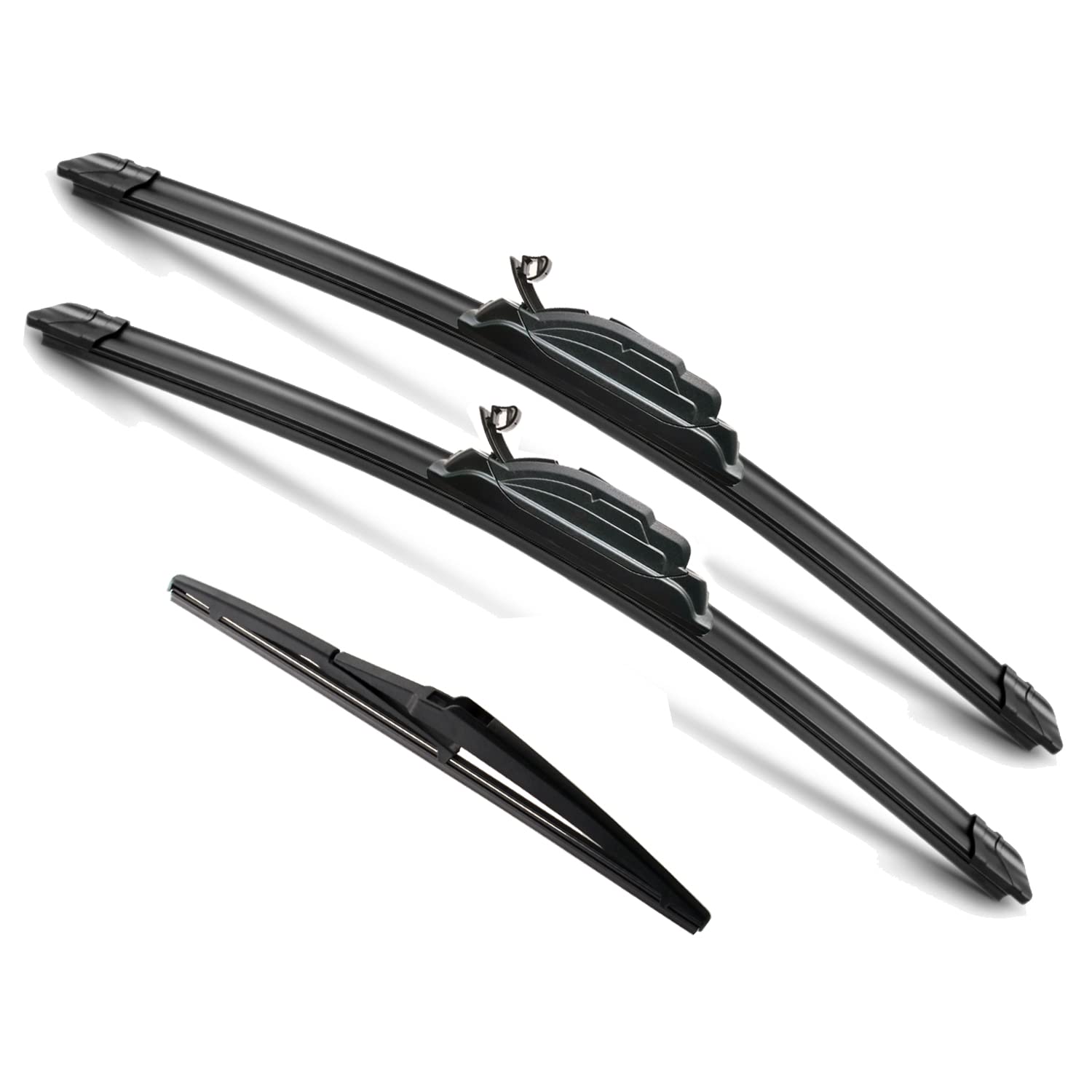 Justcar 3 Wipers Replacement For 2011-2021 Toyota Sienna, Windshield Wiper Blades Original Equipment Replacement - 28'/20'/16' (Set Of 3) U/J Hook
