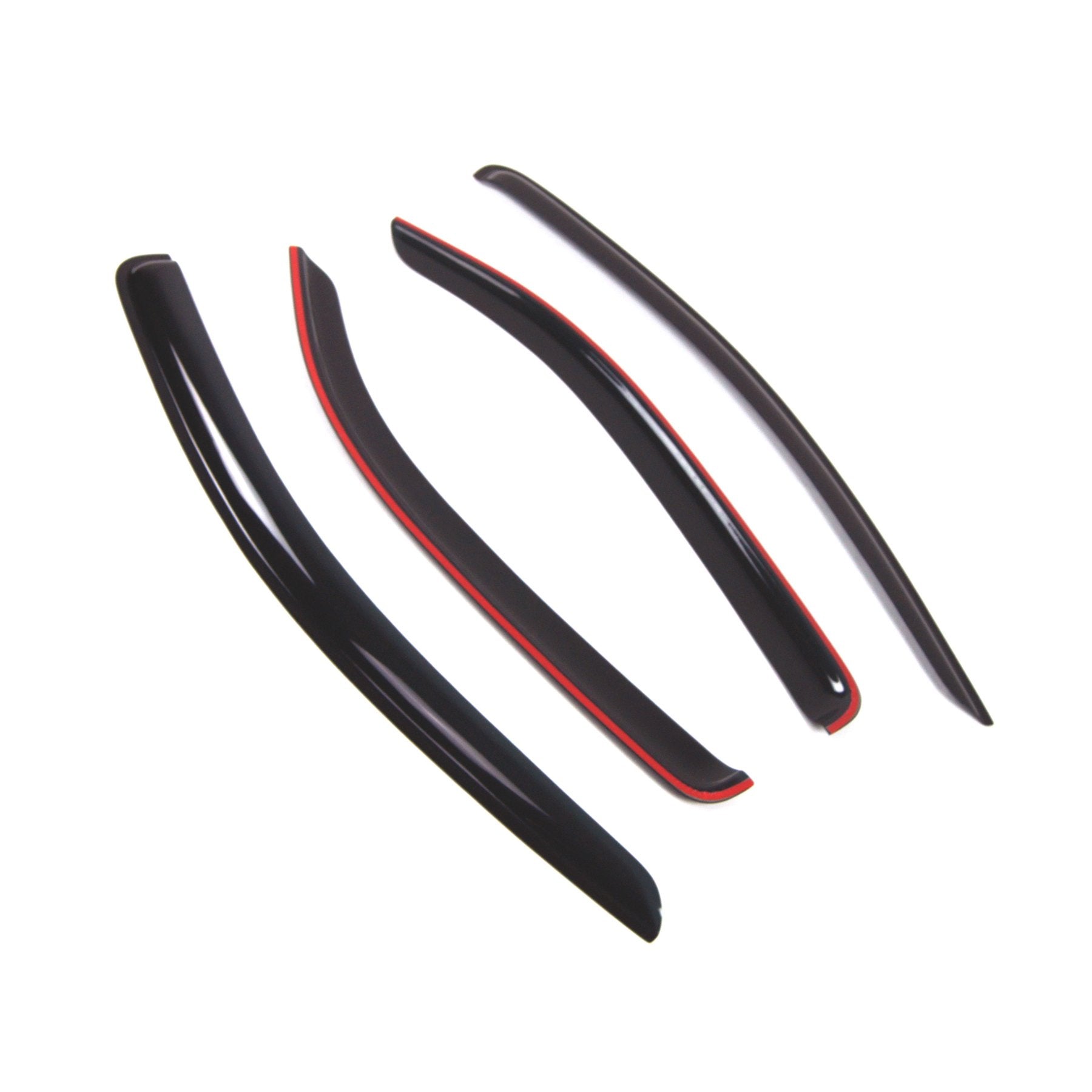 Tuningpros Outside Mount Window Vent Visors Rain Guards Compatible With Chevrolet Cruze 2011-2015 | Side Window Wind Deflectors