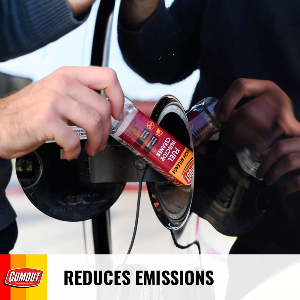 Gumout 800001363 High Mileage Fuel Injector Cleaner - 6 Oz.