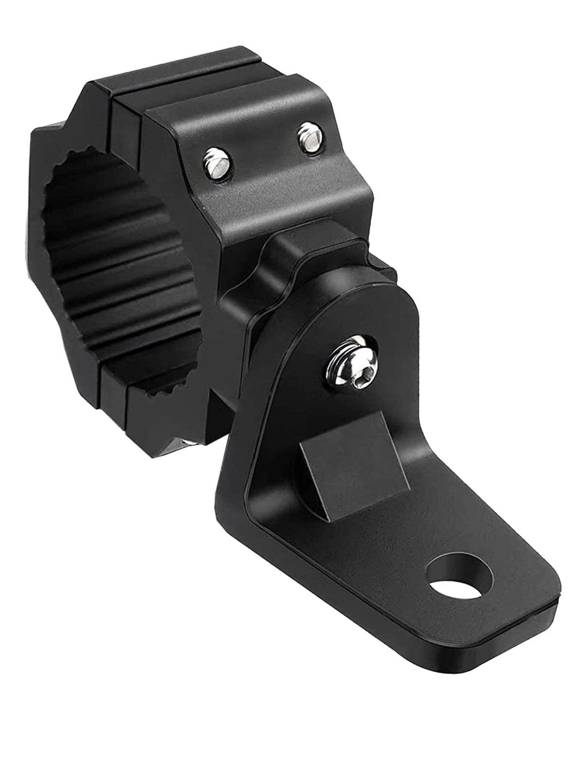 Utv Whip Light Mount, Zidiyoruo Off-Road Flag Pole Bracket For Mounting Flag And Whip Light, Aluminium Alloy, 360° Rotating Flag Hole Adjustable To All Sxs 1.75" To 2" Roll Cage (1Pc Black)