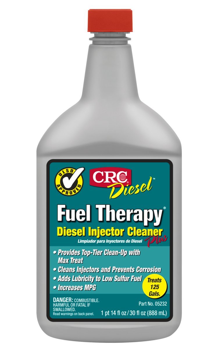 CRC Diesel Fuel Therapy Diesel Injector Cleaner Plus 05232 - 30 Fl Oz. Diesel Fuel Treatment, Amber Liquid
