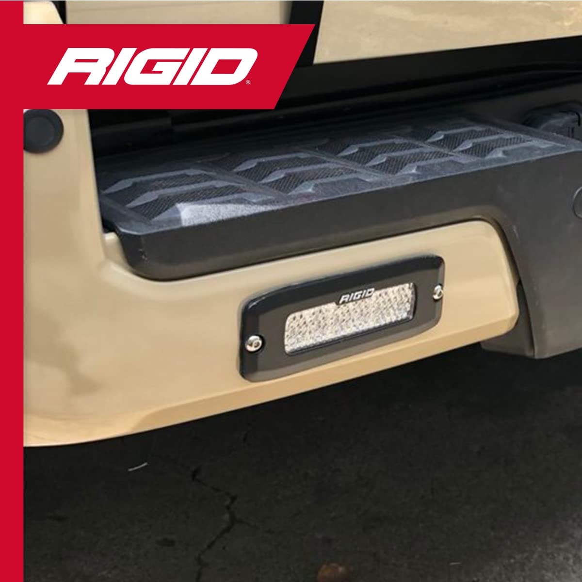 Rigid Industries - Sr-Q Pro Flood Diffused Pair Black Flush Mount 925513