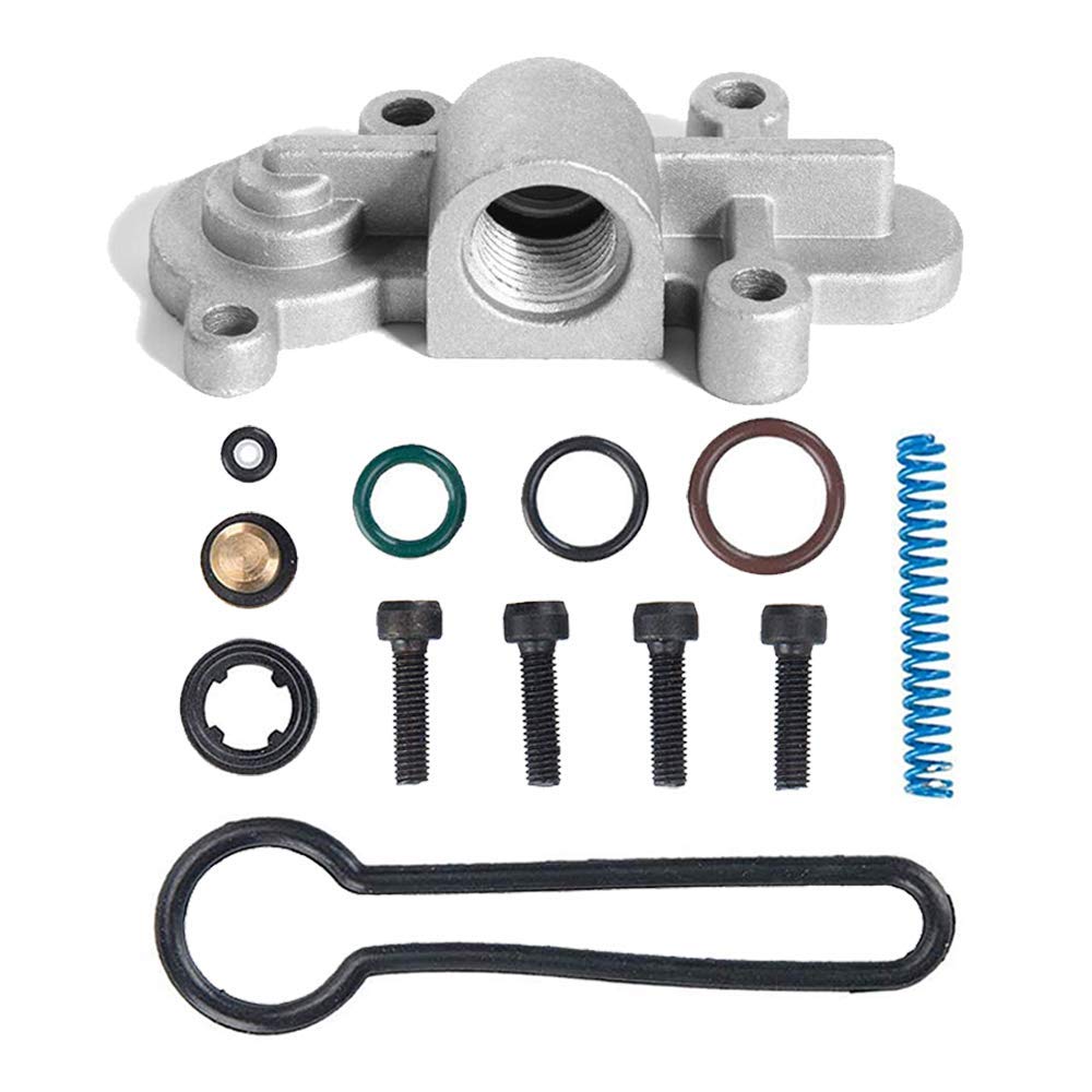 6.0 Blue Spring Kit Upgrade Powerstroke Fuel Pressure Regulator Kit Compatible with 2003 2004 2005 2006 2007 F250, F350, F450, F
