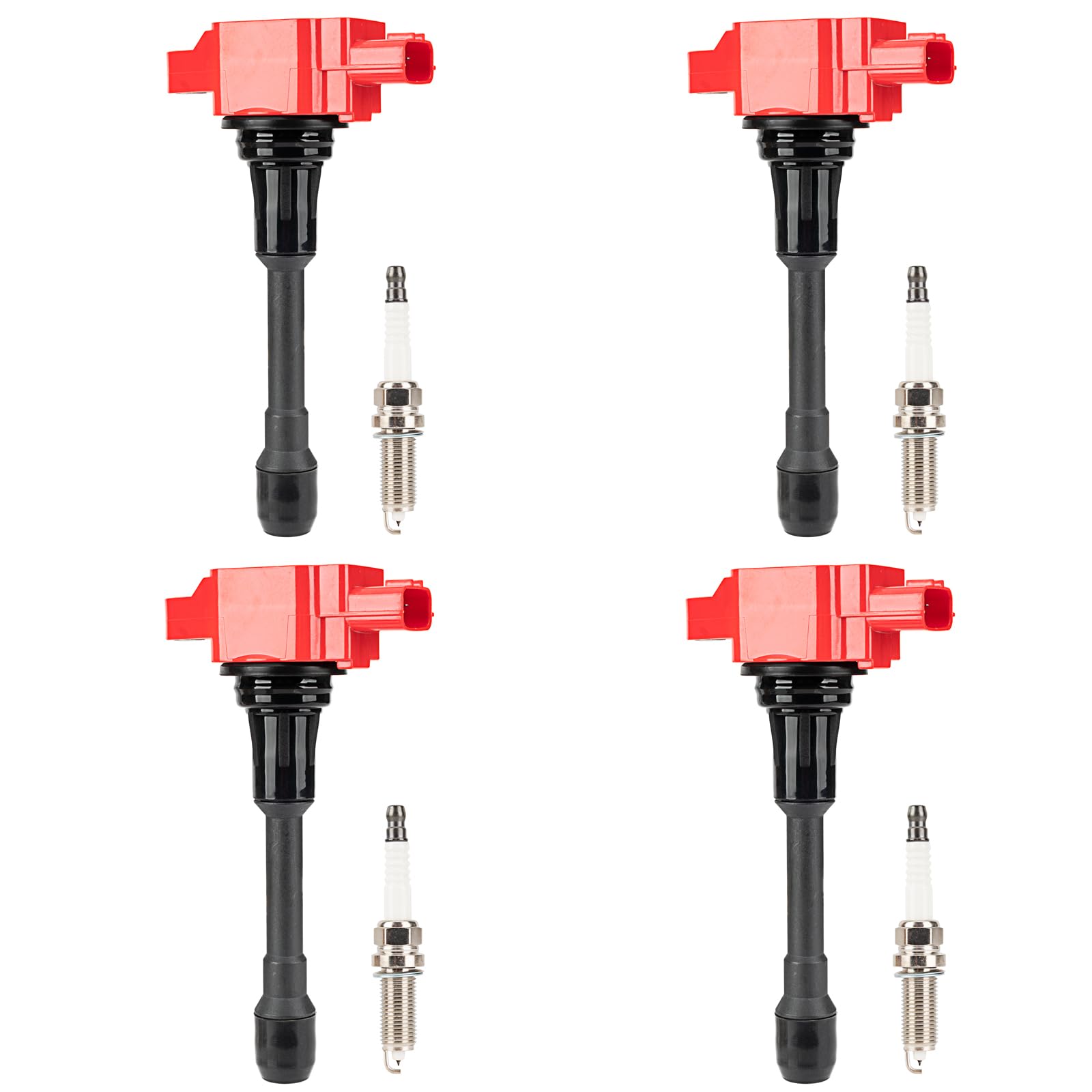 4 Uf549 Ignition Coil Pack And 4 9029 Iridium Spark Plug Compatible With 2007-2012 Nissan Altima Versa Sentra Cube Nv200 2013-20