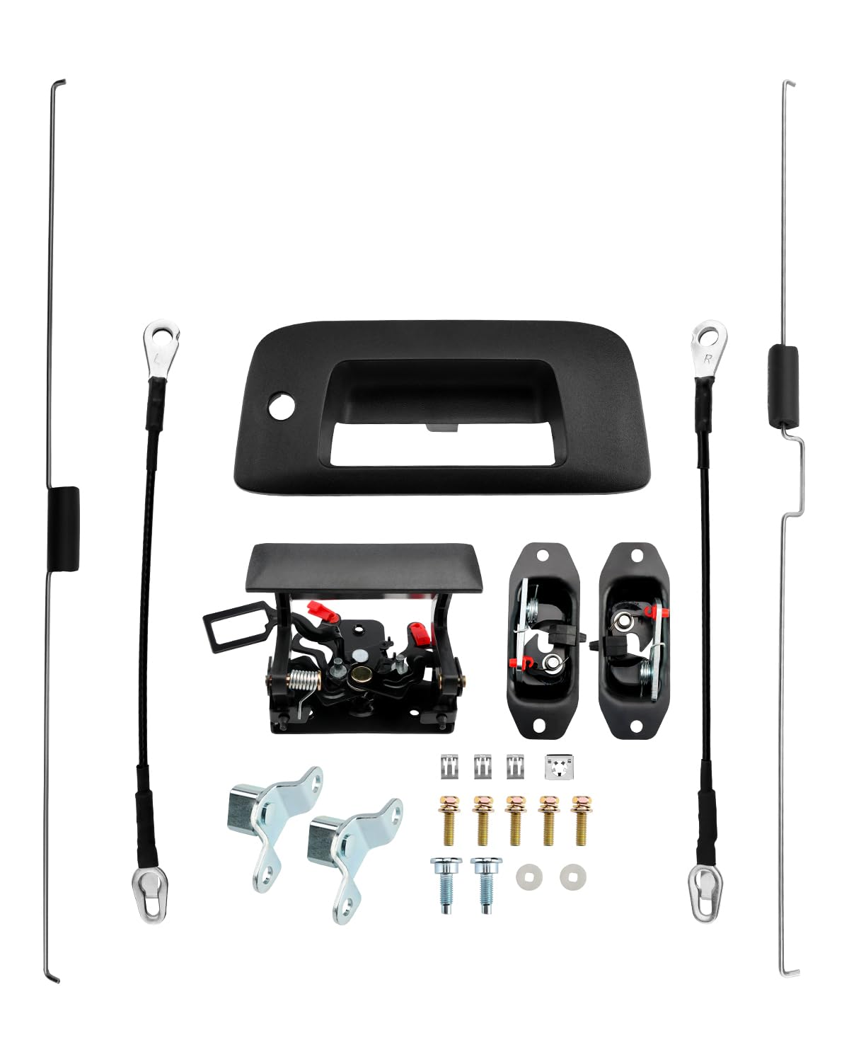 Tailgate Latch Rebuild Kit, Compatible With 2007-2014 Chevy Silverado Gmc Sierra, Replaces# 15140549 25838260 20927958 23158822