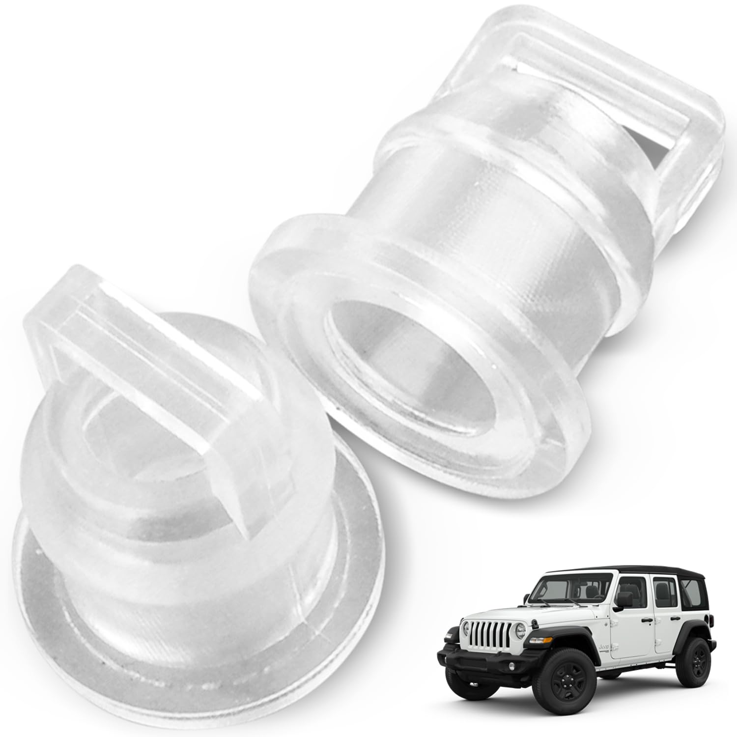 Mission Automotive [2 Pack]Transfer Case Cable Bushing Fits Jeep Wrangler Jk 2007-2018 & More - Repair Your Jeep Transfer Case Linkage - Replacement 68064273Ab Bushing - Easy Installation Bushings