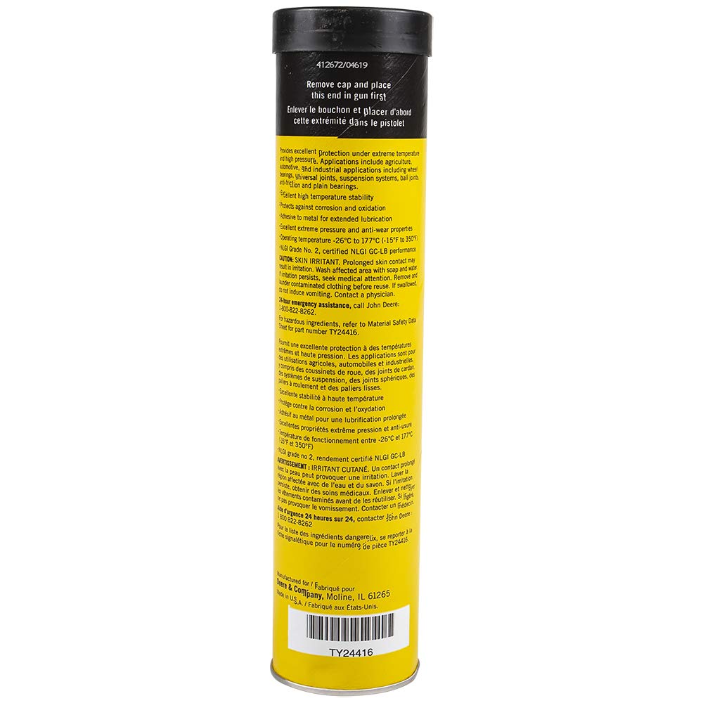 John Deere Multi-Purpose Hd Lithim Complex Grease 1 Tube