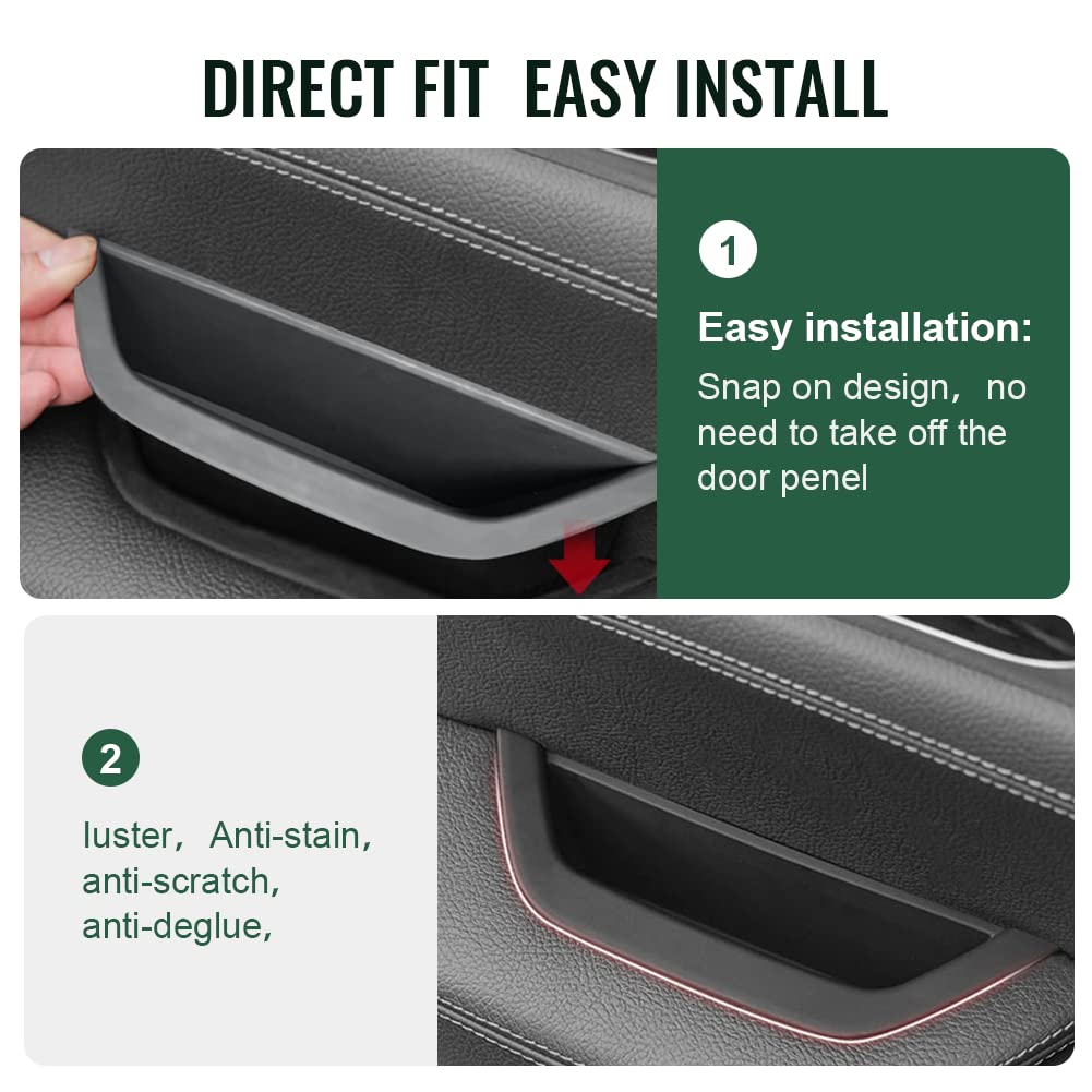 Gzyf Car Auto Interior Inner Door Handle Pull Trim,Driver Side Door Armrest Cover For Bmw X3 X4 F25 F26,For Bmw X3 F25 2010-2016