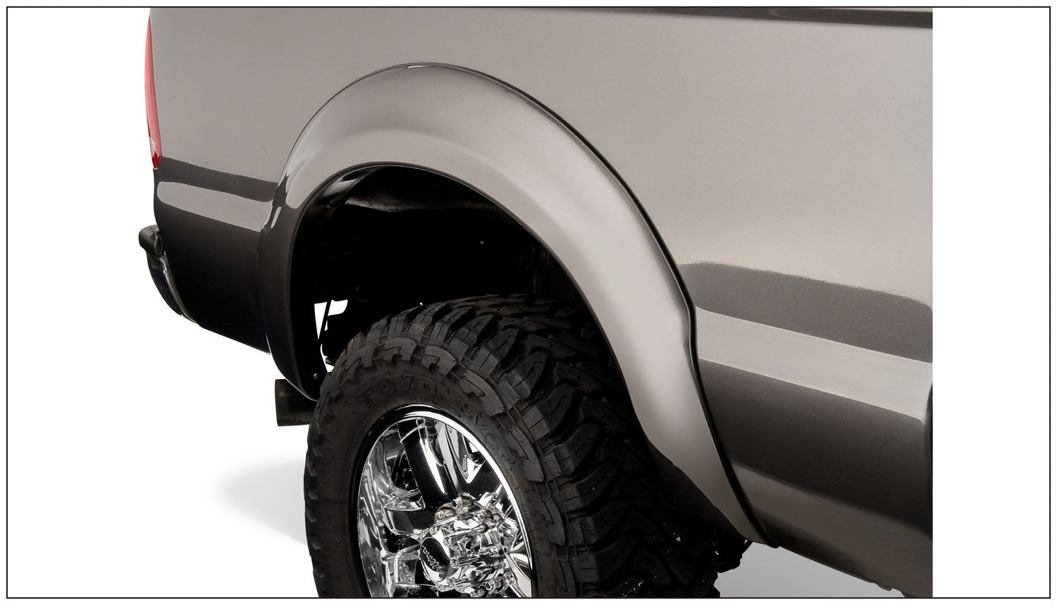 Bushwacker Oe Style Factory Front & Rear Fender Flares | 4-Piece Set, Black, Smooth Finish | 20909-02 | Fits 1999-2007 Ford F-250/F-350 Super Duty Styleside