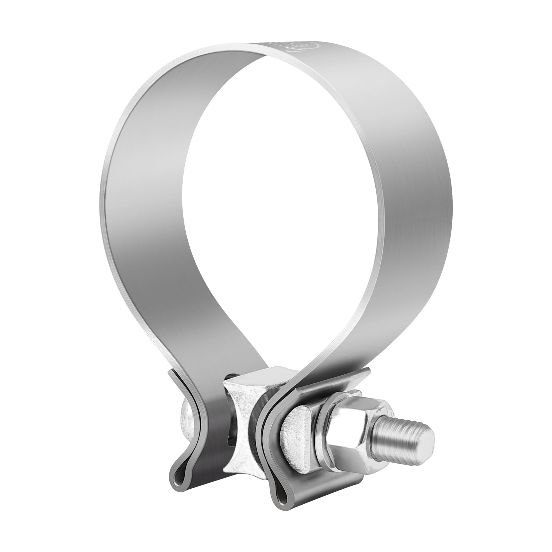 Evil Energy 2.0 Inch Exhaust Clamp,Narrow Band Muffler Clamp Stainless Steel 2Pcs