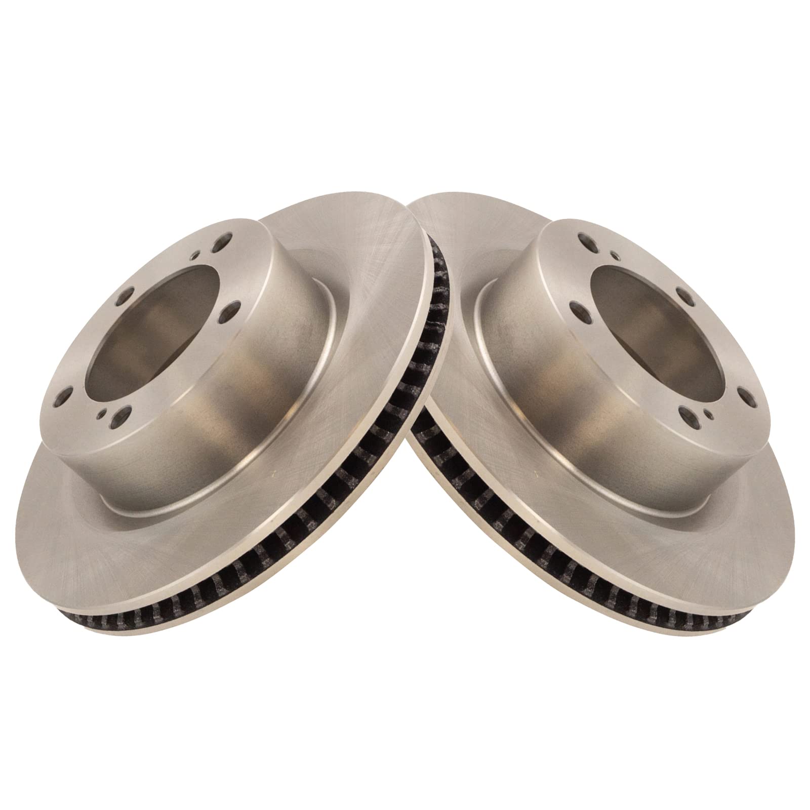 Trq Front Brake Rotors Set Vented Compatible With 2008-2015 Lexus Lx570 2008-2015 Toyota Land Cruiser