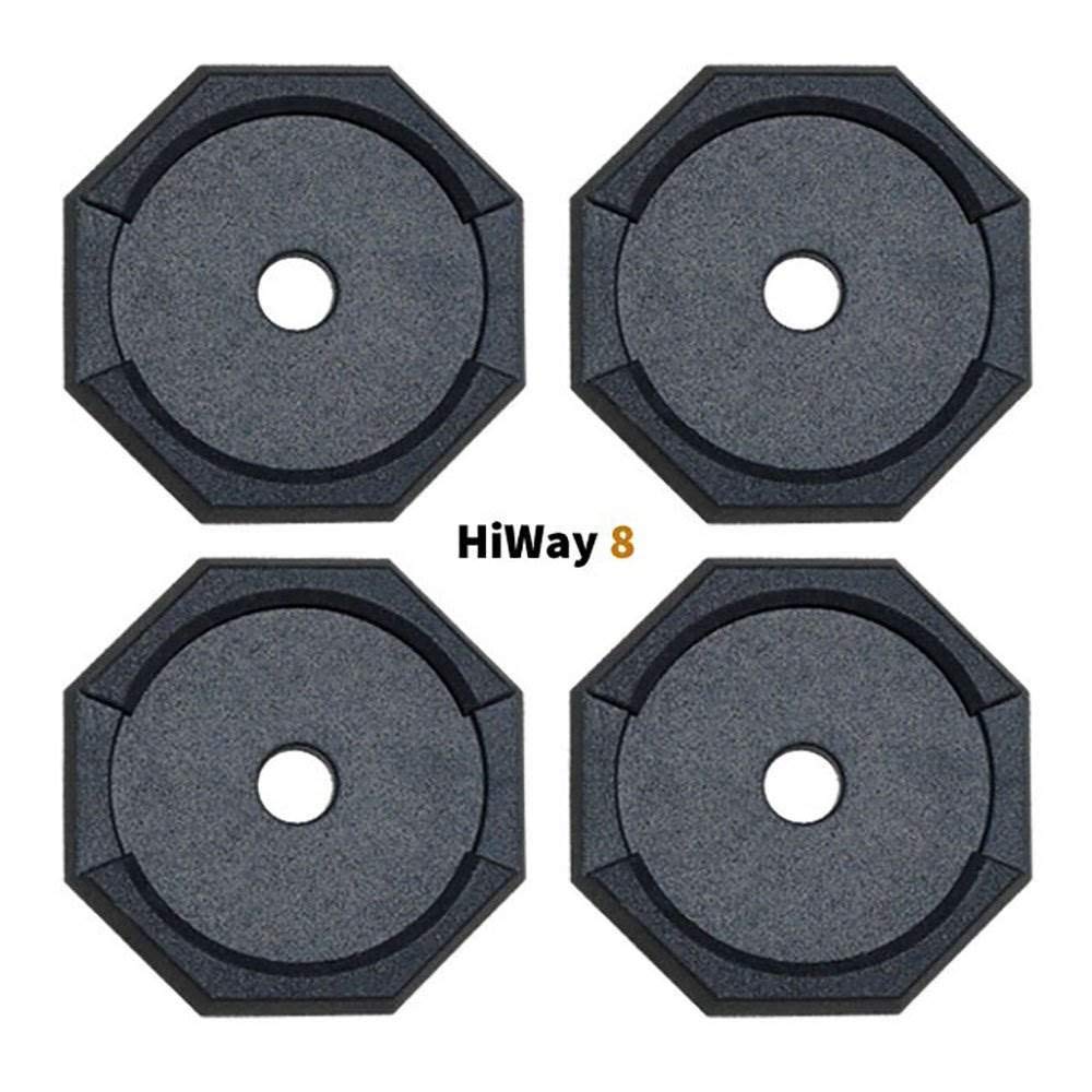 Snappad Hiway Rv Leveling Pads - Permanent Jack Stabilizers For Rvs - 8'' And 11.5'' Round Leveling Jack Pads For Hwh Leveling S