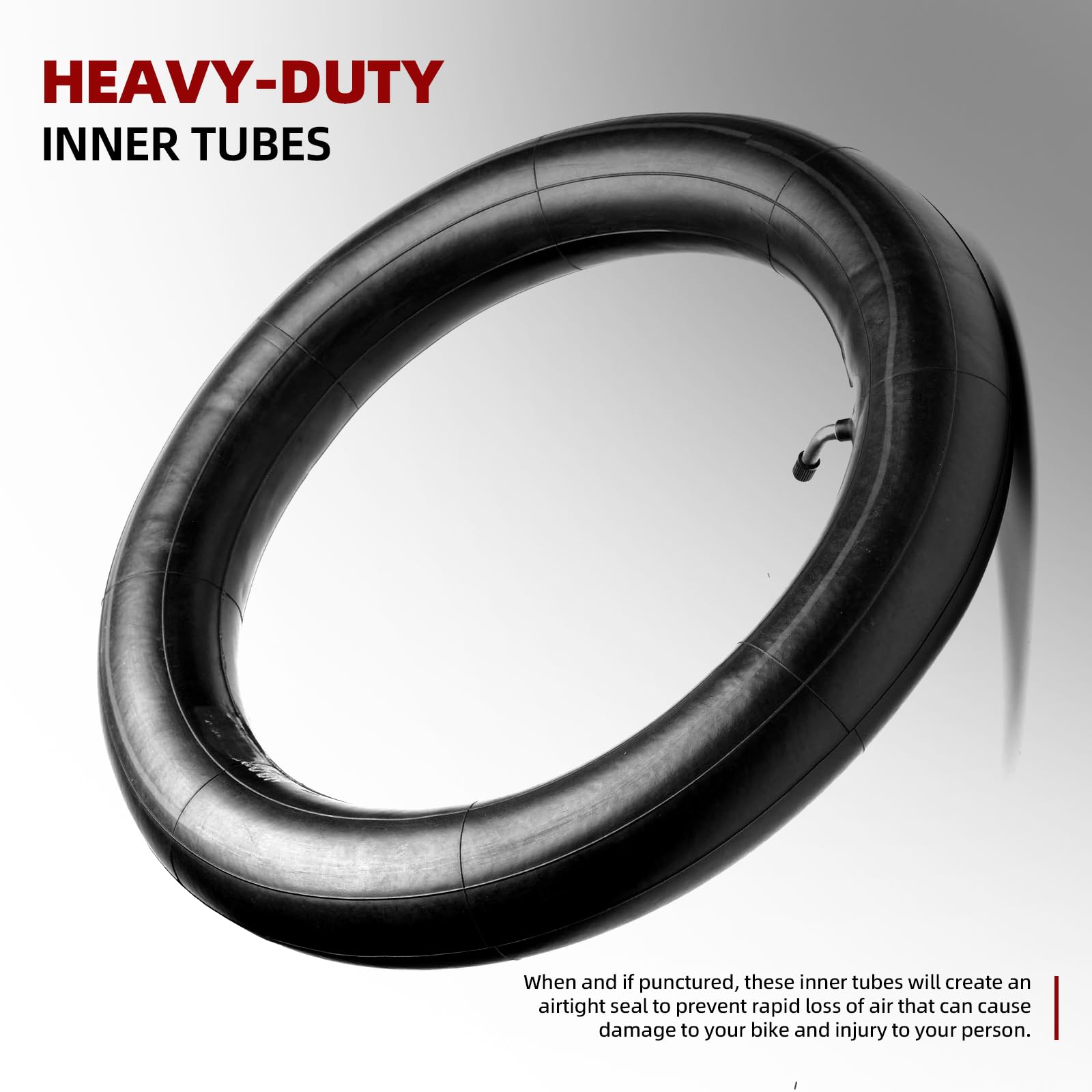 AR-PRO 3.00/3.50-12 Dirt Bike Inner Tubes (2 Pack) with TR87 Bent Valve Stem - Fits Honda CRF50, Kawasaki KLX 110