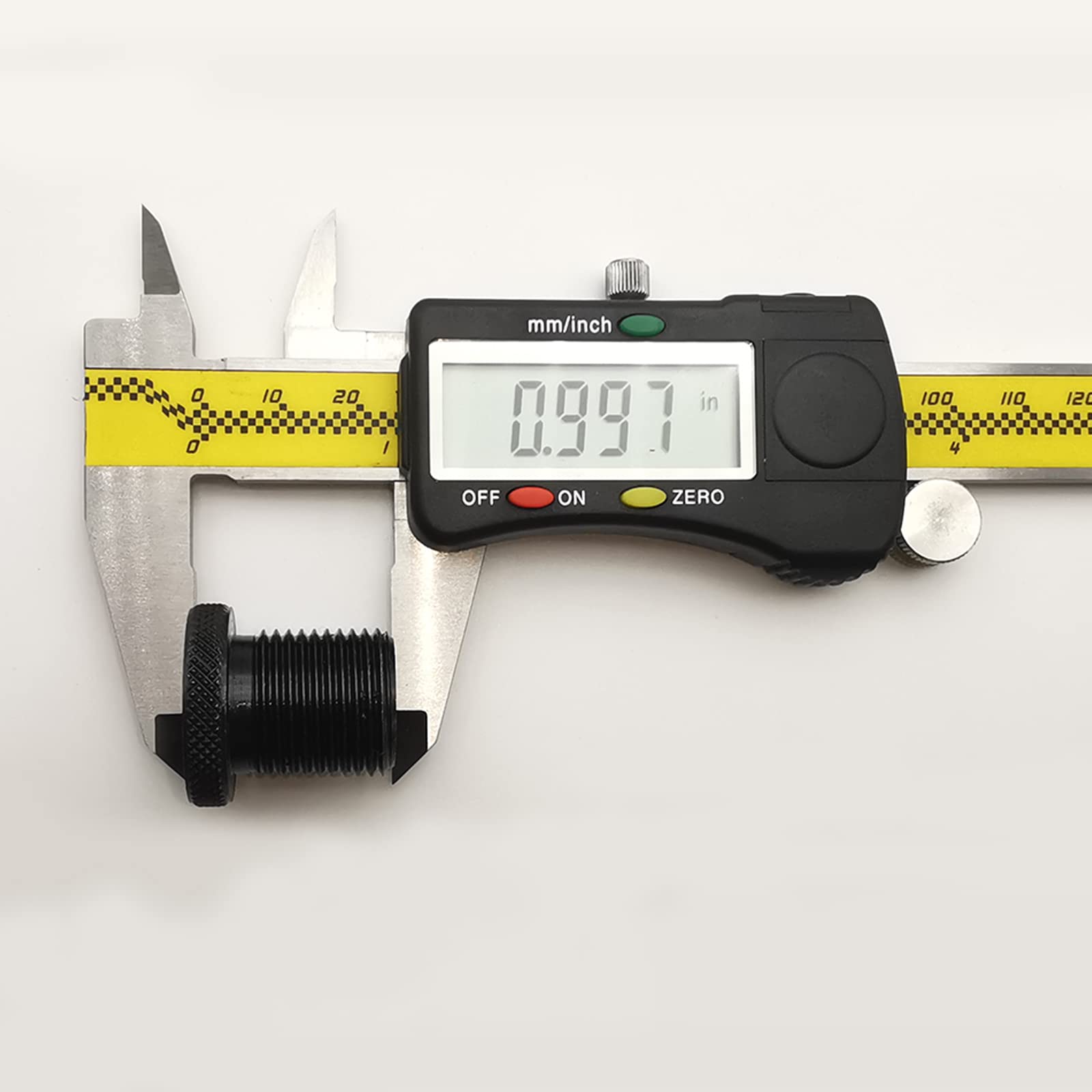 2Pcs Thread Adapters With 4Pcs Washers, 1/2 * 28-3/4 * 16, Black