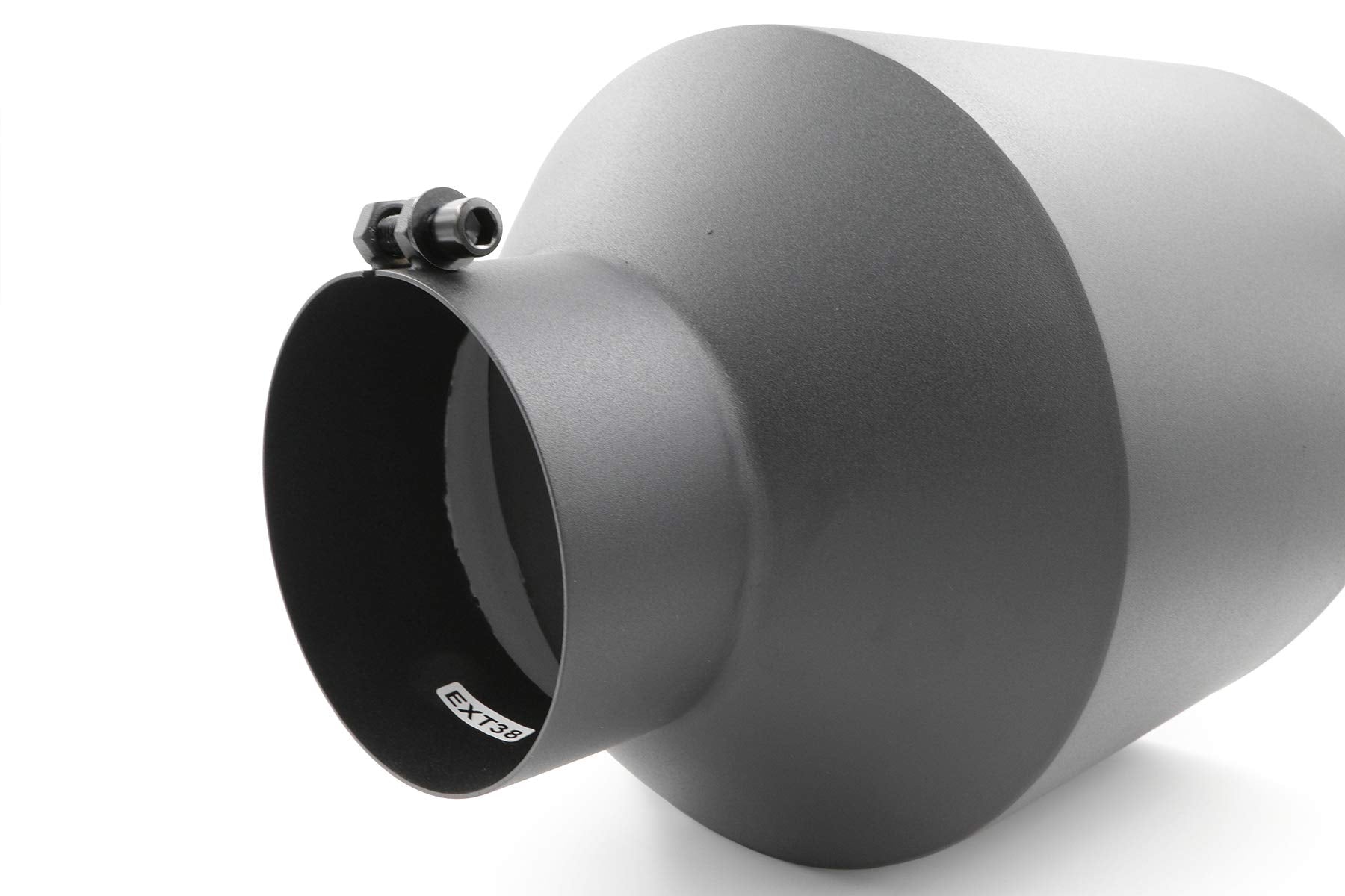 Rp Remarkable Power, 5'' Inlet 10'' Outlet 15'' Long Stainless Steel Rolled Edge 20 Degree Exhaust Tip Diesel Ext38