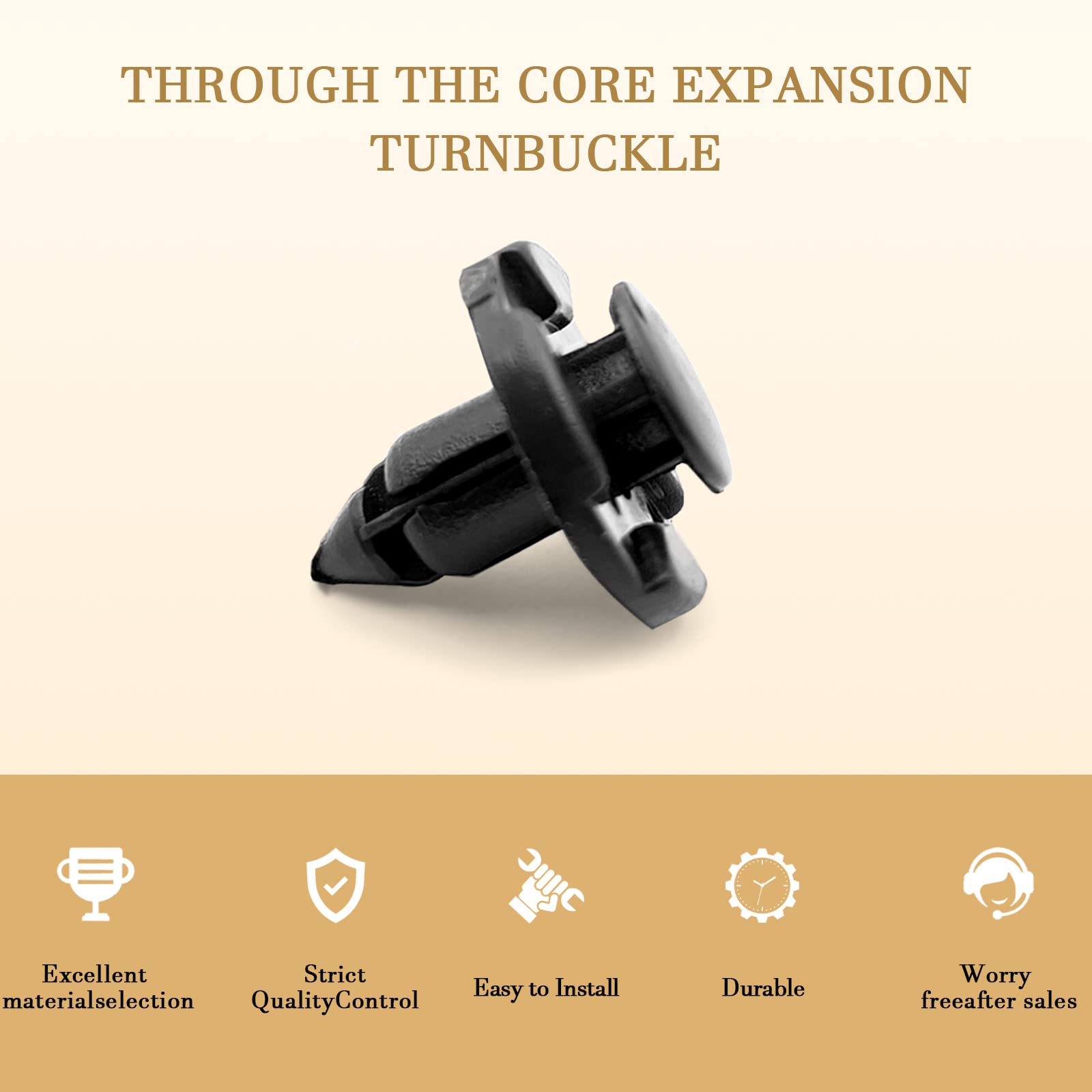 20Pcs Fender Trim Panel Bumper Shield Retainer Fastener Nylon Replaces Nissan Oem 01553-09321 Compatible With Mr328954