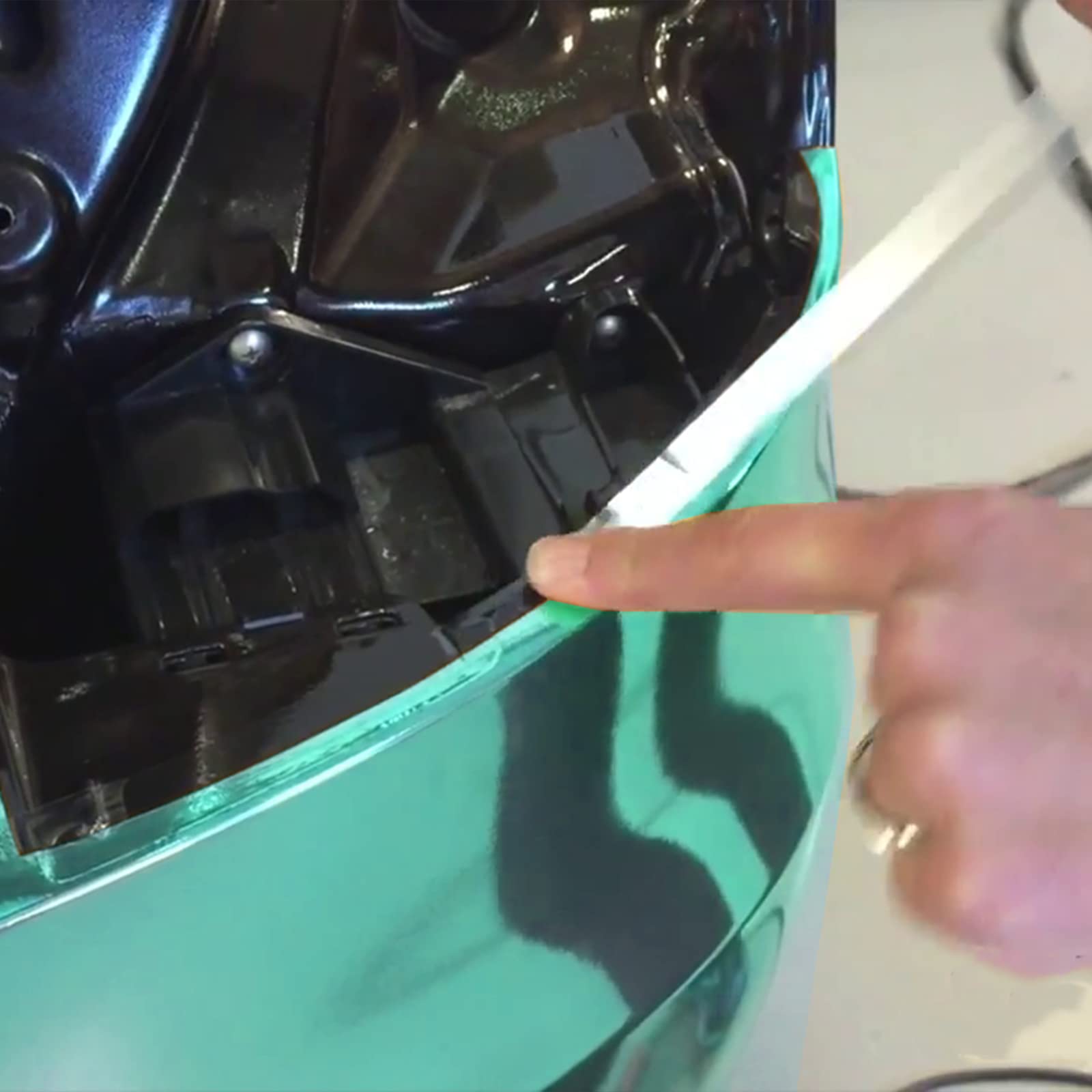 3M 8914Es Gloss Clear Edge Sealer Sealing Tape For Vinyl Wrap Perforated Film With Squeegee