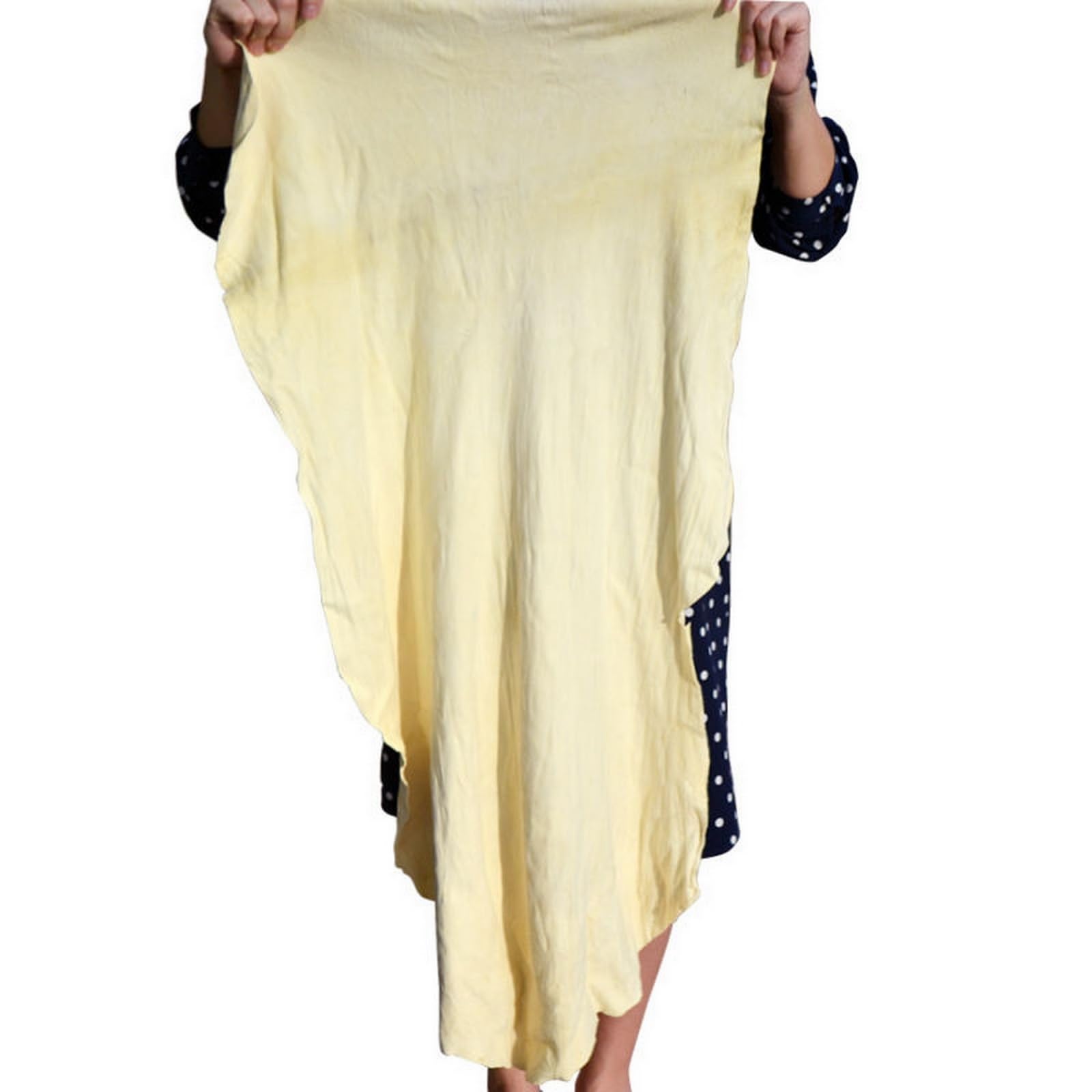 Sueiannmn Car Nature Chamois Real Leather Washing Cloth Cleaning Towel Wipes Clean Cham H88 (40X70Cm)