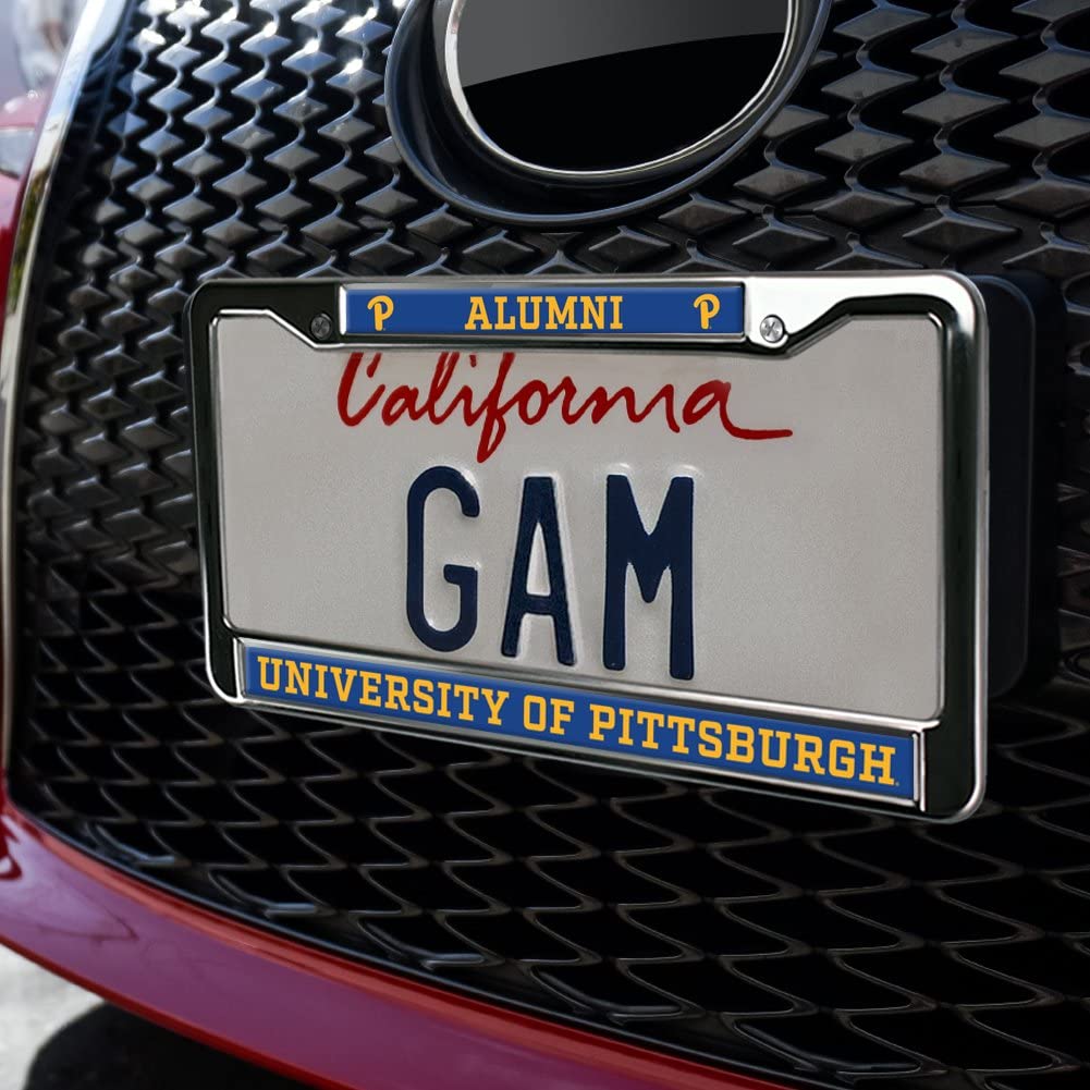 GRAPHICS & MORE University of Pittsburgh Alumni Metal License Plate Frame, Full Size, One Size, Official Team Color