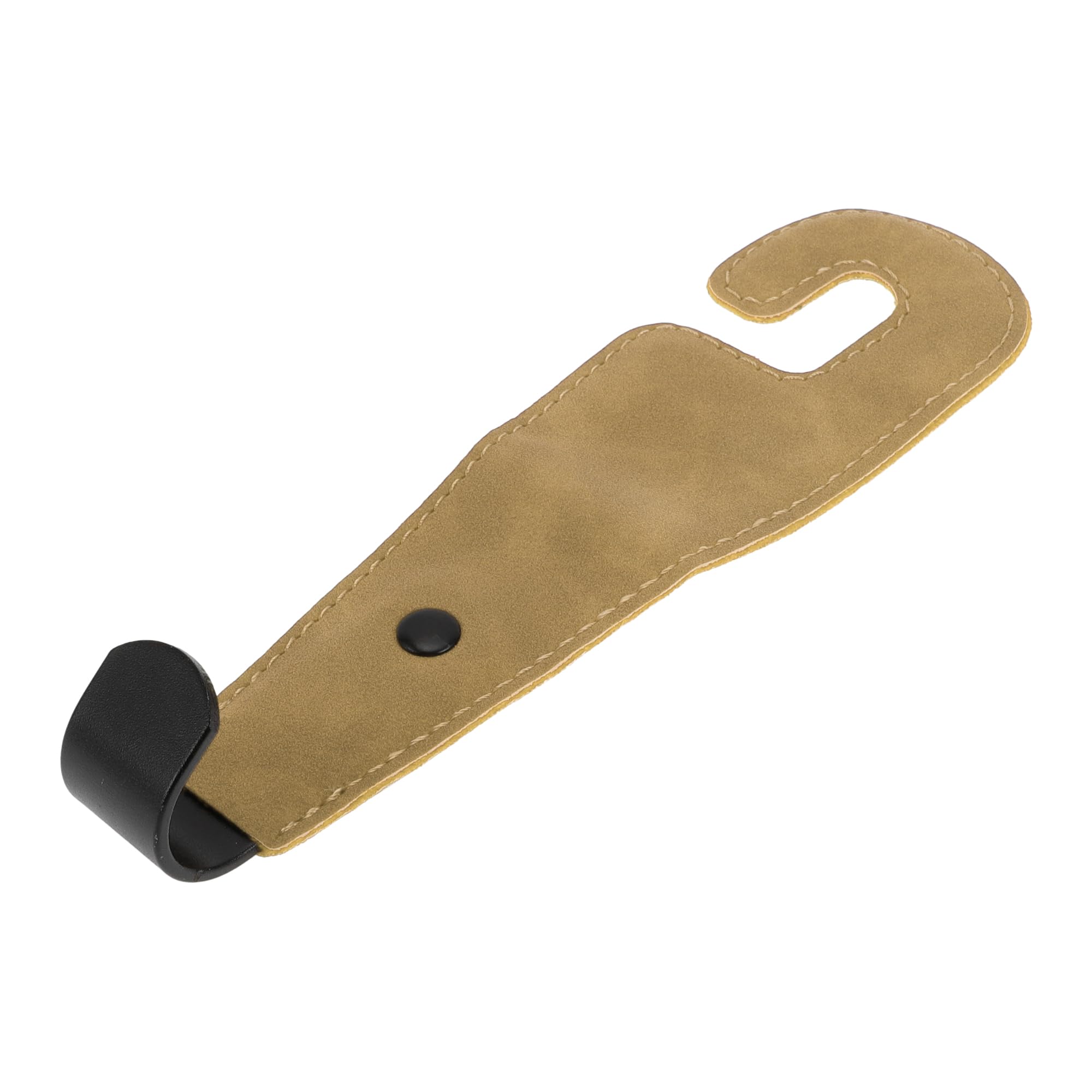 INFINAUTO Car Seat Headrest Hook Interior Accessories for Most Car, SUV, Truck Car Seat Back Organizer Hooks Faux Leather Metal 