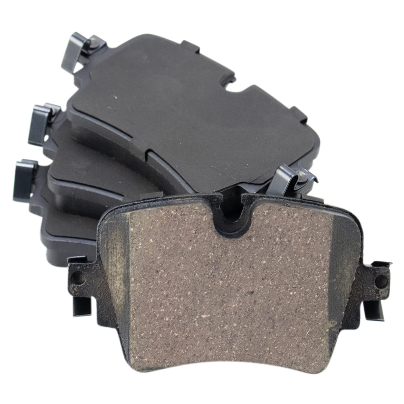 TRQ Rear Brake Pads Ceramic Compatible with 2014-2021 Jaguar F-Type 2016-2019 XJ 2016-2017 XJR 2018-2019 XJR575