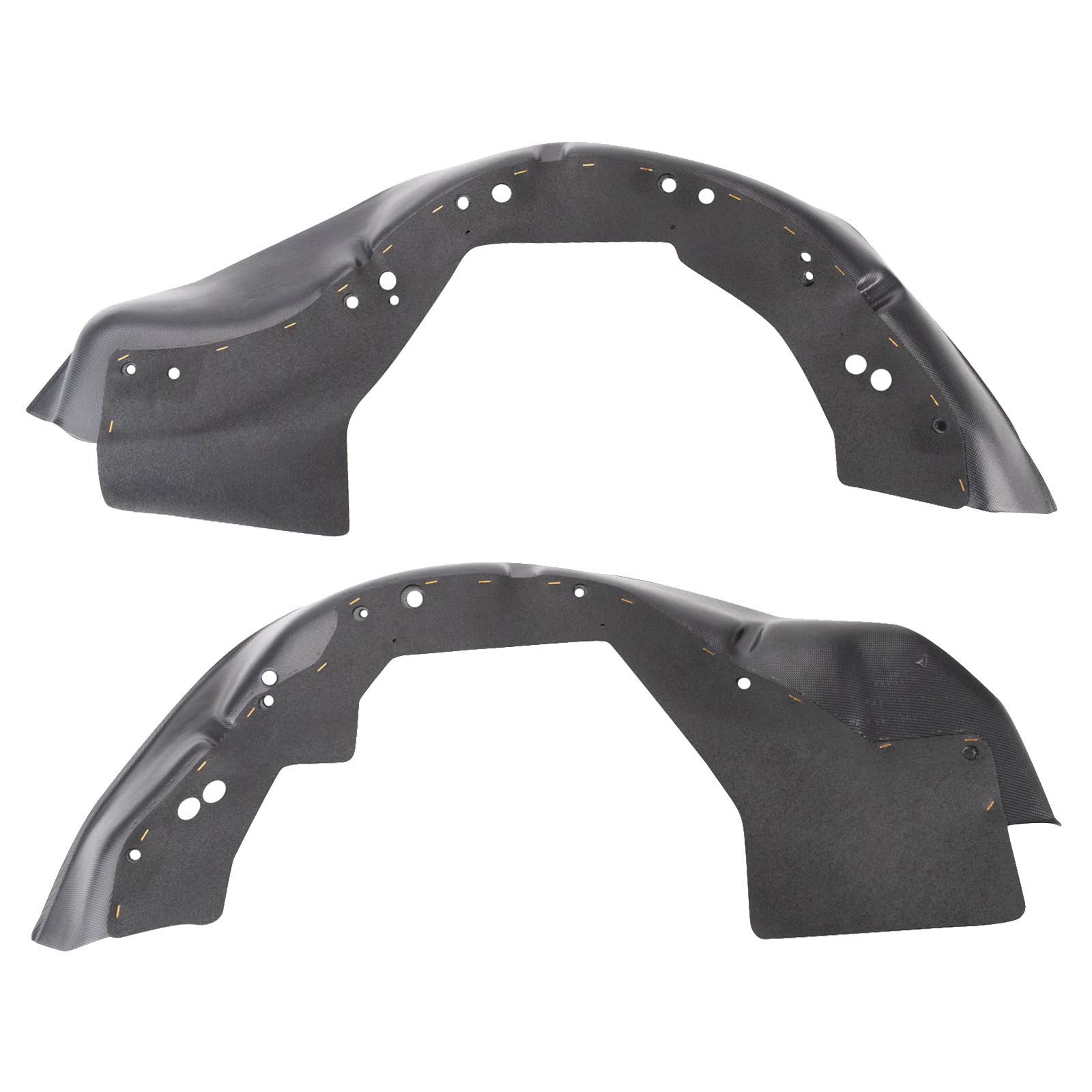 Trq Front Inner Fender Liner Set Compatible With 2004-2008 Chevrolet Colorado Gm1248164 Gm1249164