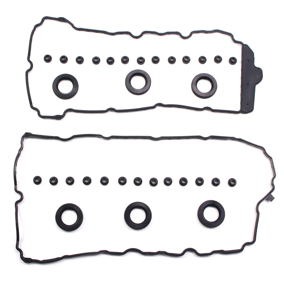 AUCERAMIC VS50808R Engine Valve Cover Gasket Set Fit for 2008-2016 Buick Enclave, Cadillac CTS XTS STS, Chevy Impala Traverse Eq