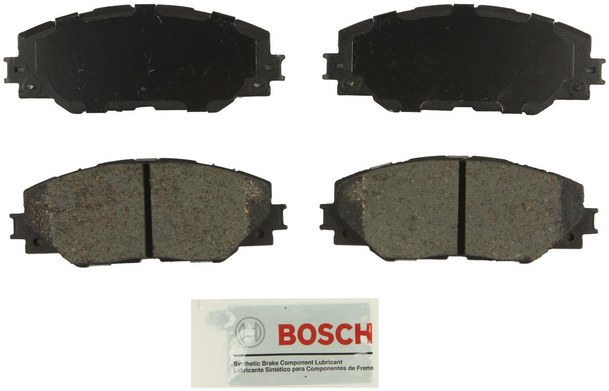 BOSCH BE1211 Blue Ceramic Disc Brake Pad Set - Compatible With Select Pontiac Vibe; Scion iM, tC; Toyota Corolla iM, Matrix, Mir