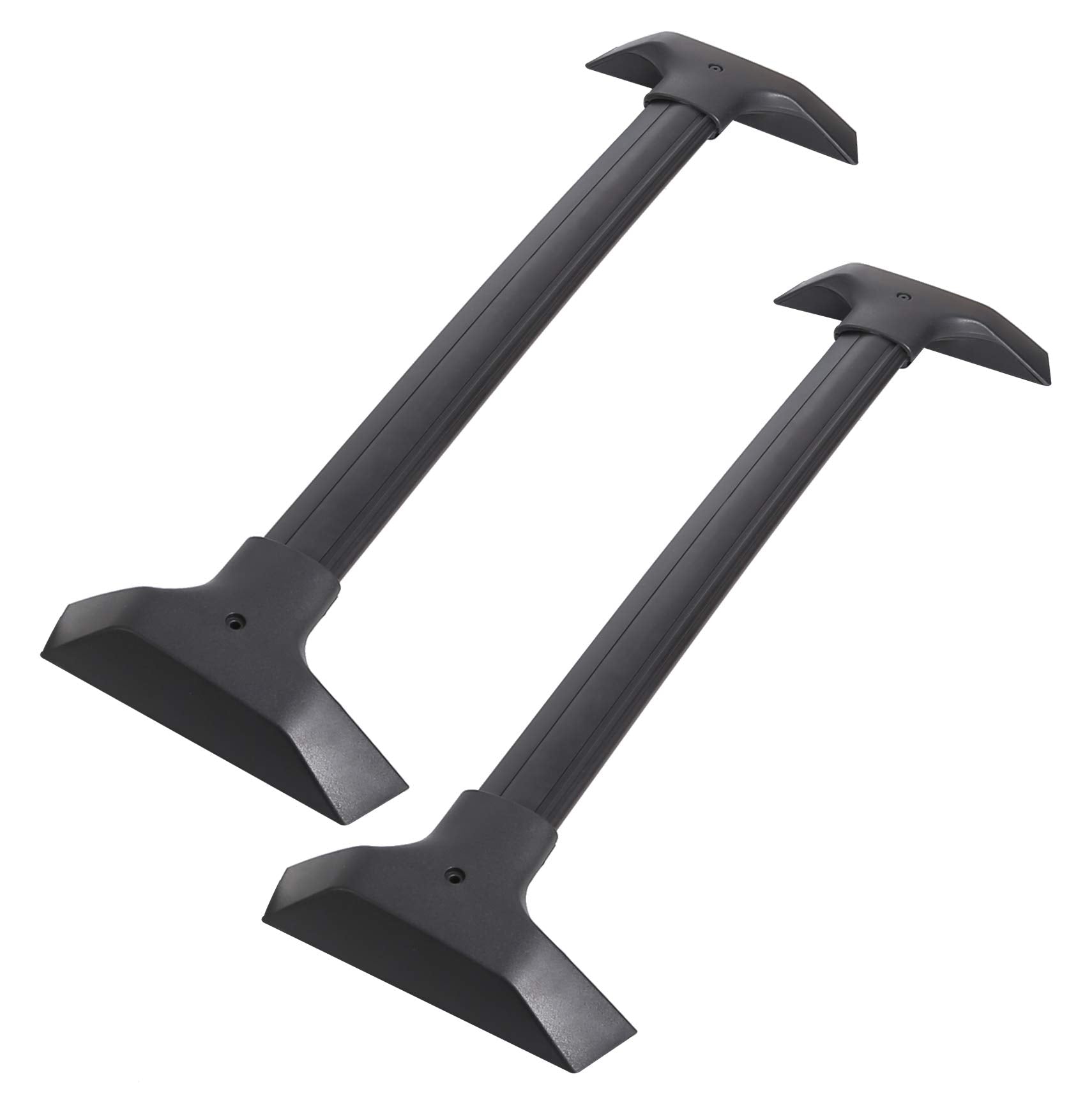 Ecotric Aluminum Roof Rack Cross Bars Compatible With 2009-2017 Chevy Traverse Top Rail Luggage Cargo Carrier (1 Pair) C Channels Are Not Included