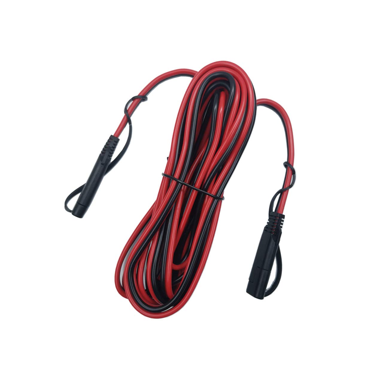AEISVIK Battery Charging Cables SAE TO SAE 12V-24V Quick Disconnect Extension Cable 2 Pin With Dust Cap DC Connection Cord Plug 
