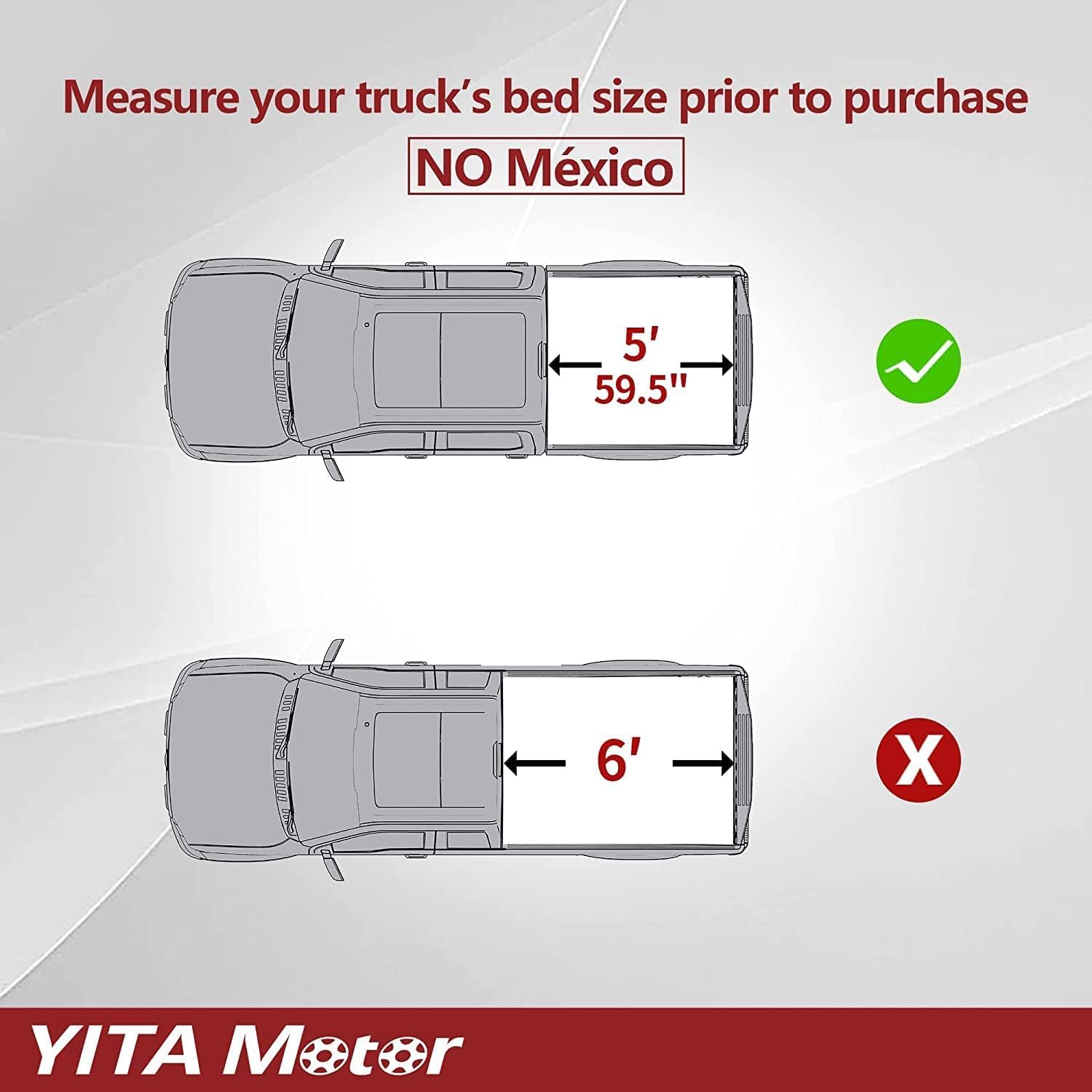Yitamotor Soft Roll Up Truck Bed Tonneau Cover Compatible With 2005-2025 Nissan Frontier(No M  Xico), Fleetside 5 Ft Bed