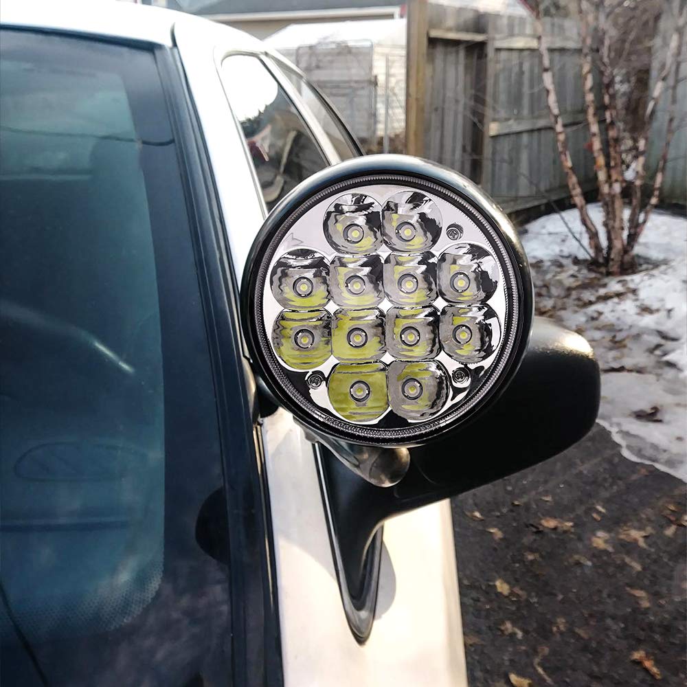 Ourbest H5001 Led Lights Par46 Led Light For Unity Spotlight, 5.75'' 5-3/4'' Round Led Pods For Truck Offroad Led Work Light Rep