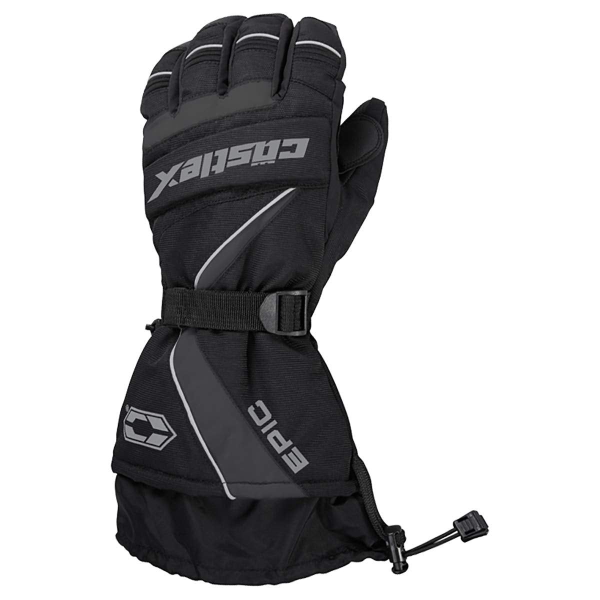 Castle X Epic-G1 Mens Snowmobile Gloves - Gray - Size Medium