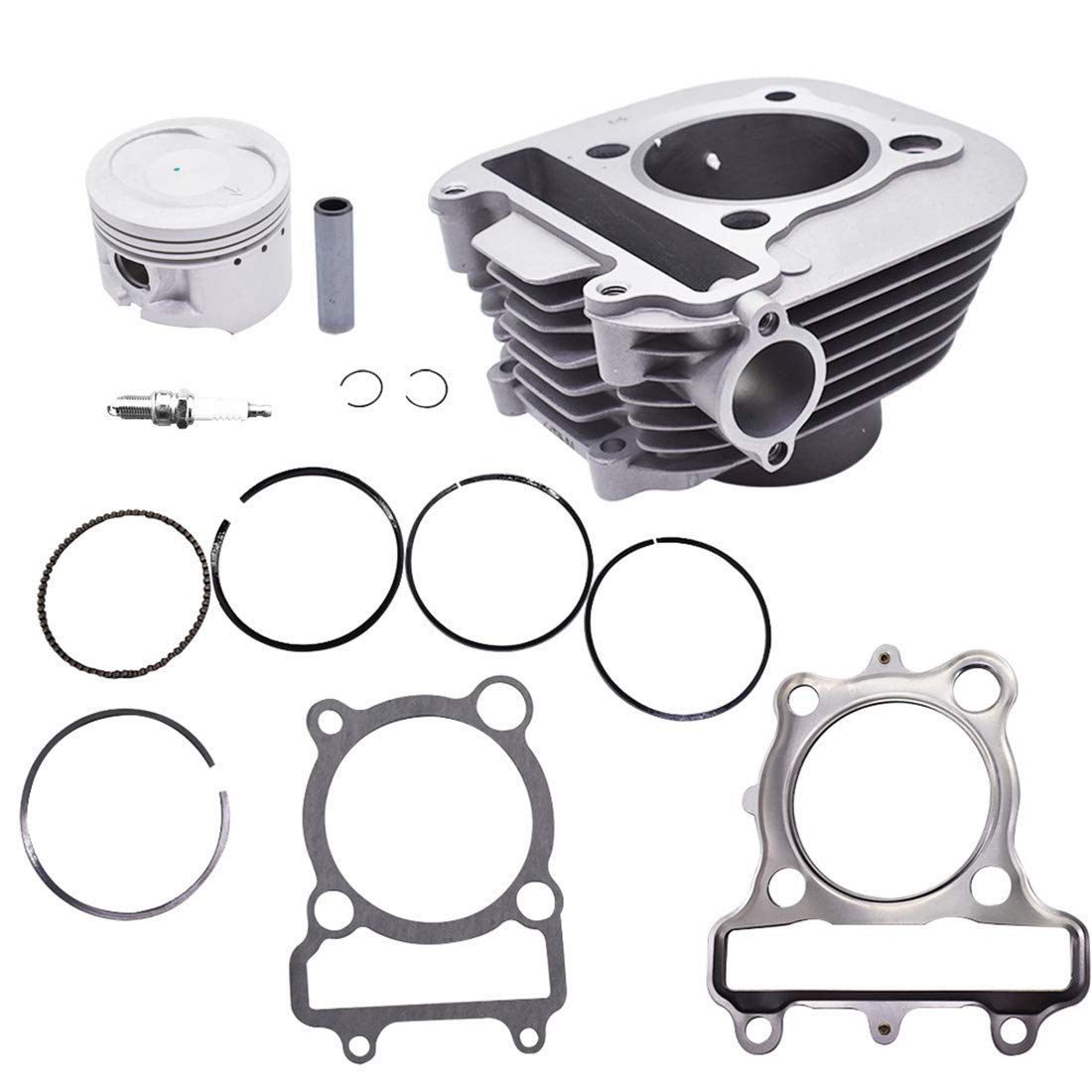 Wflnhb Cylinder Piston Gasket Top End Kit Replacement For Yamaha Moto-4 225 Yfm225 1986 1987 1988