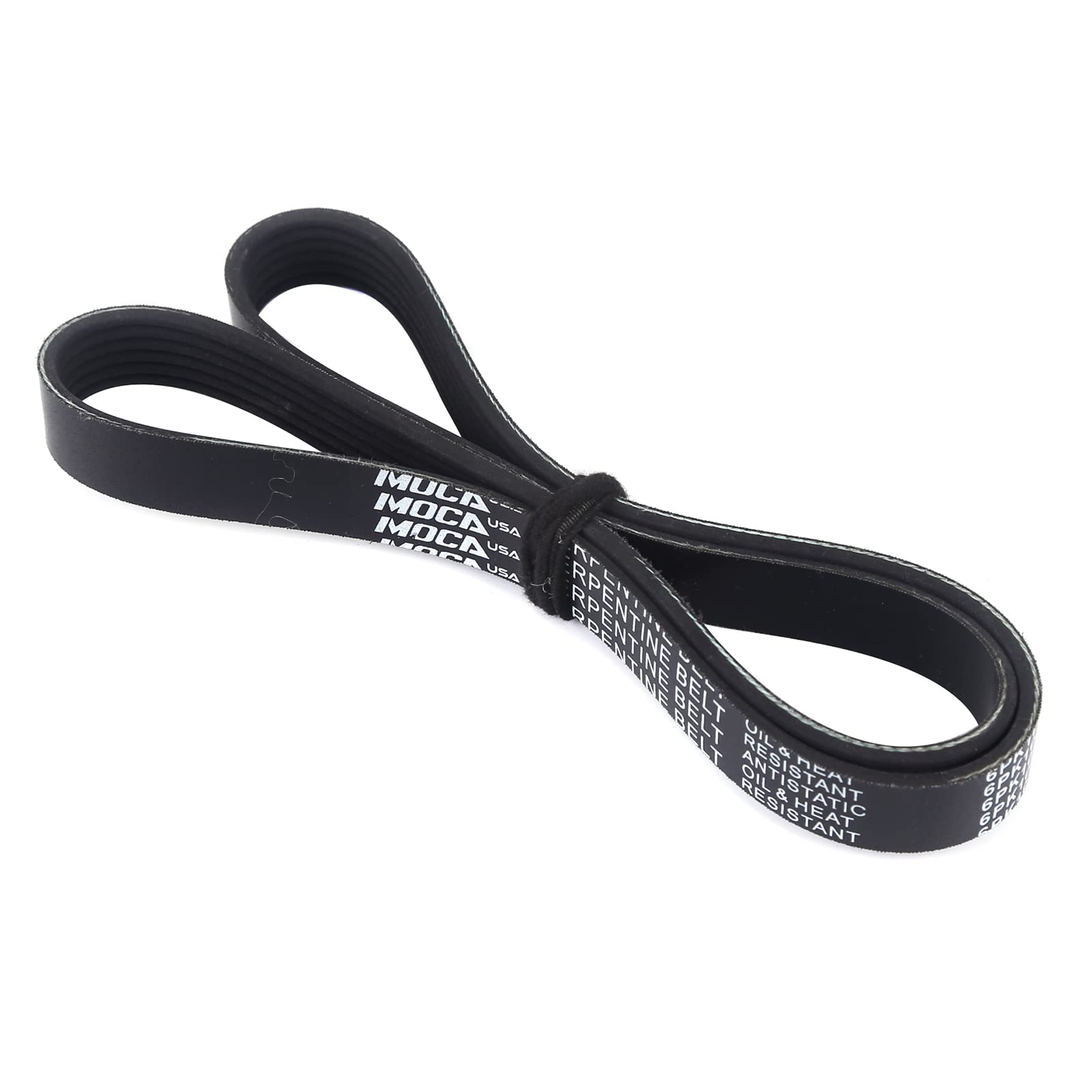 MOCA EPDM 6PK2255 Belt for 06-07 Buick Rendezvous 3.5L & 08-09 Chrysler Aspen 4.7L & 08-10 Dodge Dakota 3.7L 4.7L & 08-10 Dodge
