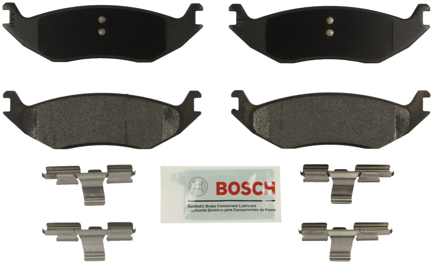 Bosch Be967H Blue Semi-Metallic Disc Brake Pad Set With Hardware - Compatible With Select Chrysler Aspen; Dodge Durango, Ram 150