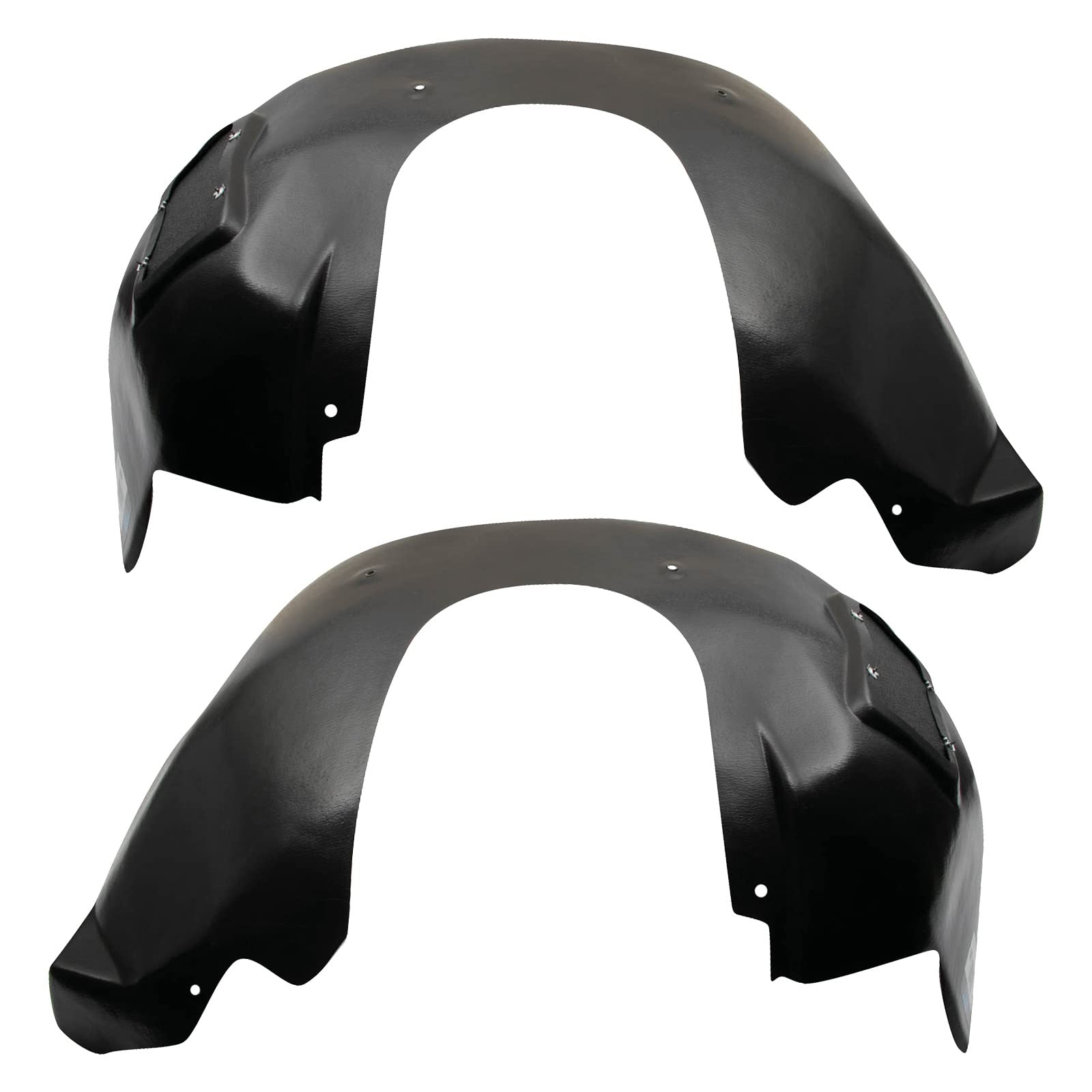 Trq Front Inner Fender Liner Set Compatible With 2010-2013 Chevrolet Camaro Gm1248211 Gm1249211