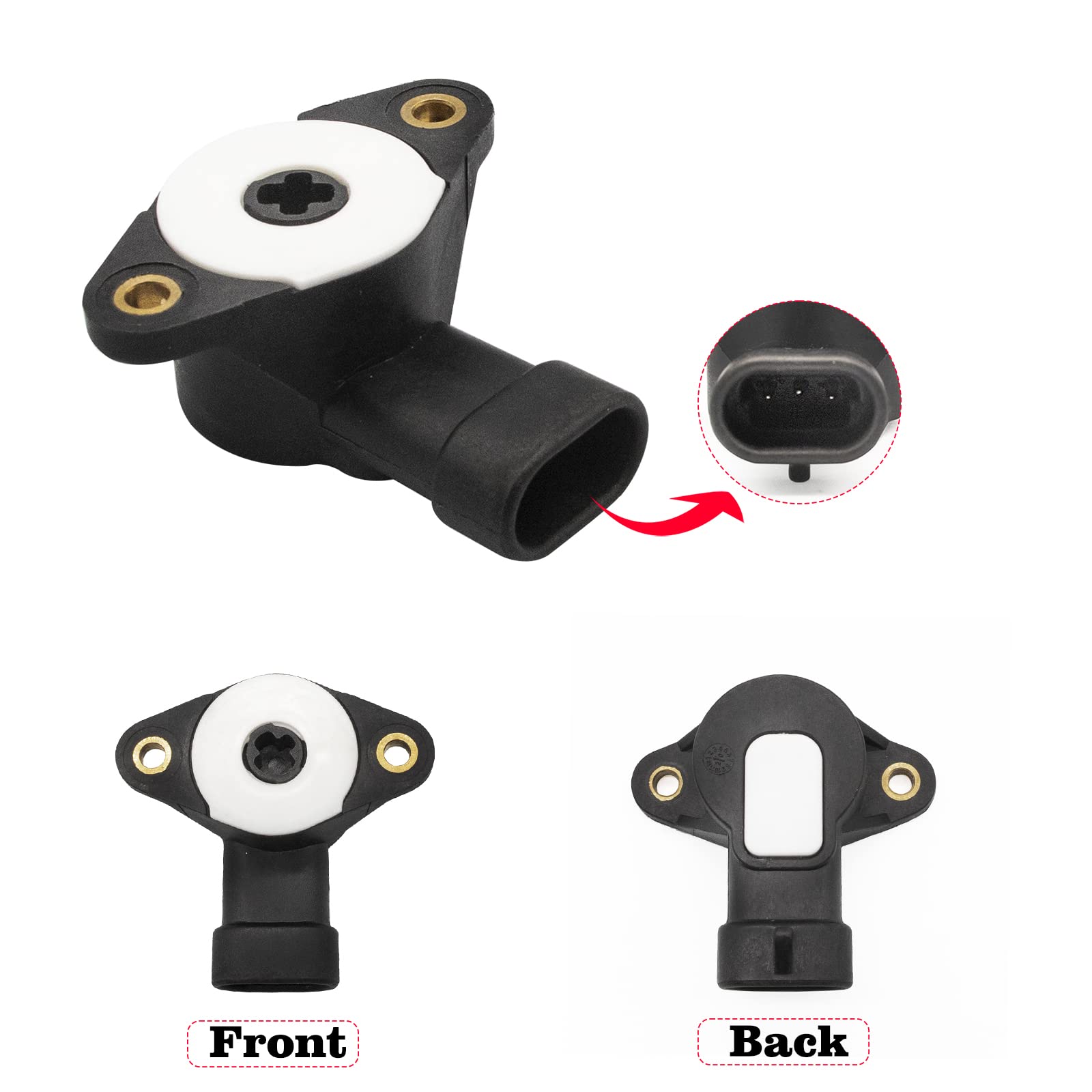 Drive-Up Accelerator Position Sensor For Ezgo Rxv 2008-Up Electric Golf Cart 600019